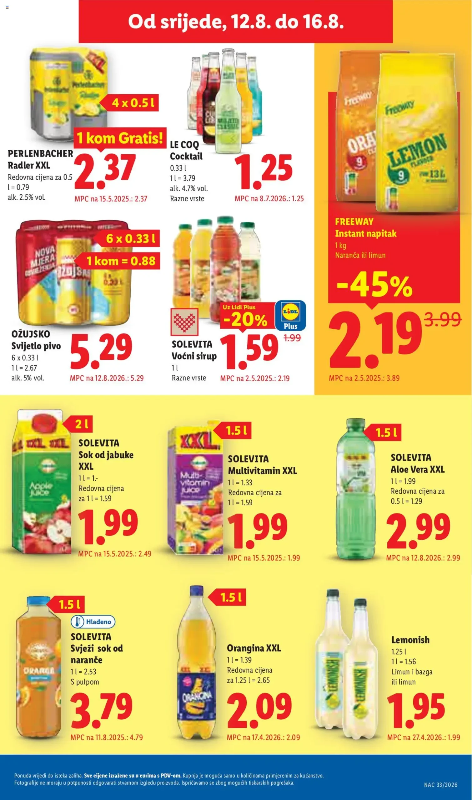 Lidl katalog akcija strana 63 – vrijedi od 10.8. do 16.8.2026.
