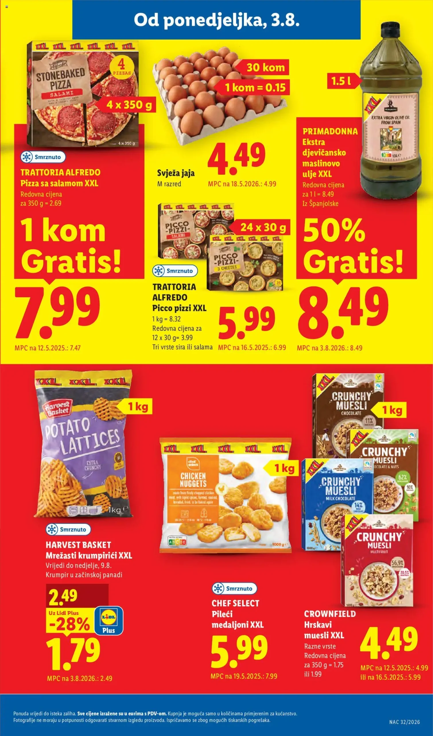 Lidl katalog akcija strana 7 – vrijedi od 3.8. do 9.8.2026.