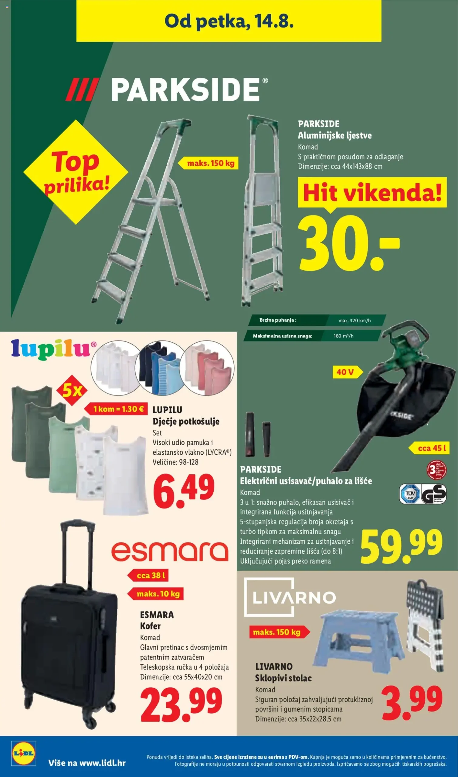 Lidl katalog akcija strana 70 – vrijedi od 10.8. do 16.8.2026.