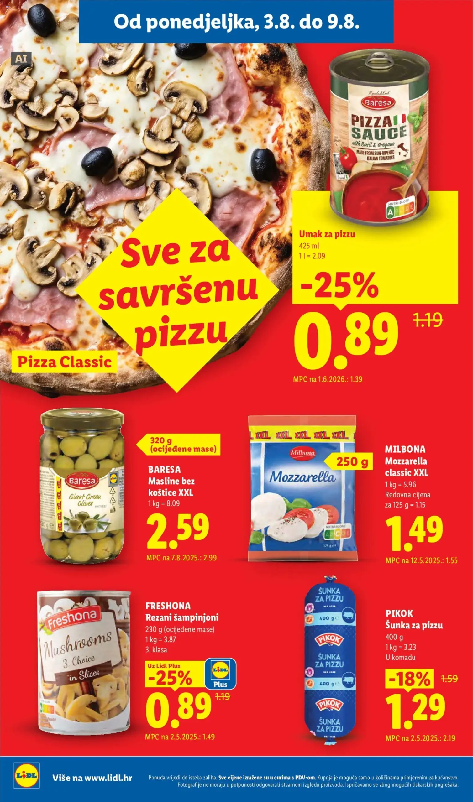 Lidl katalog akcija strana 8 – vrijedi od 3.8. do 9.8.2026.