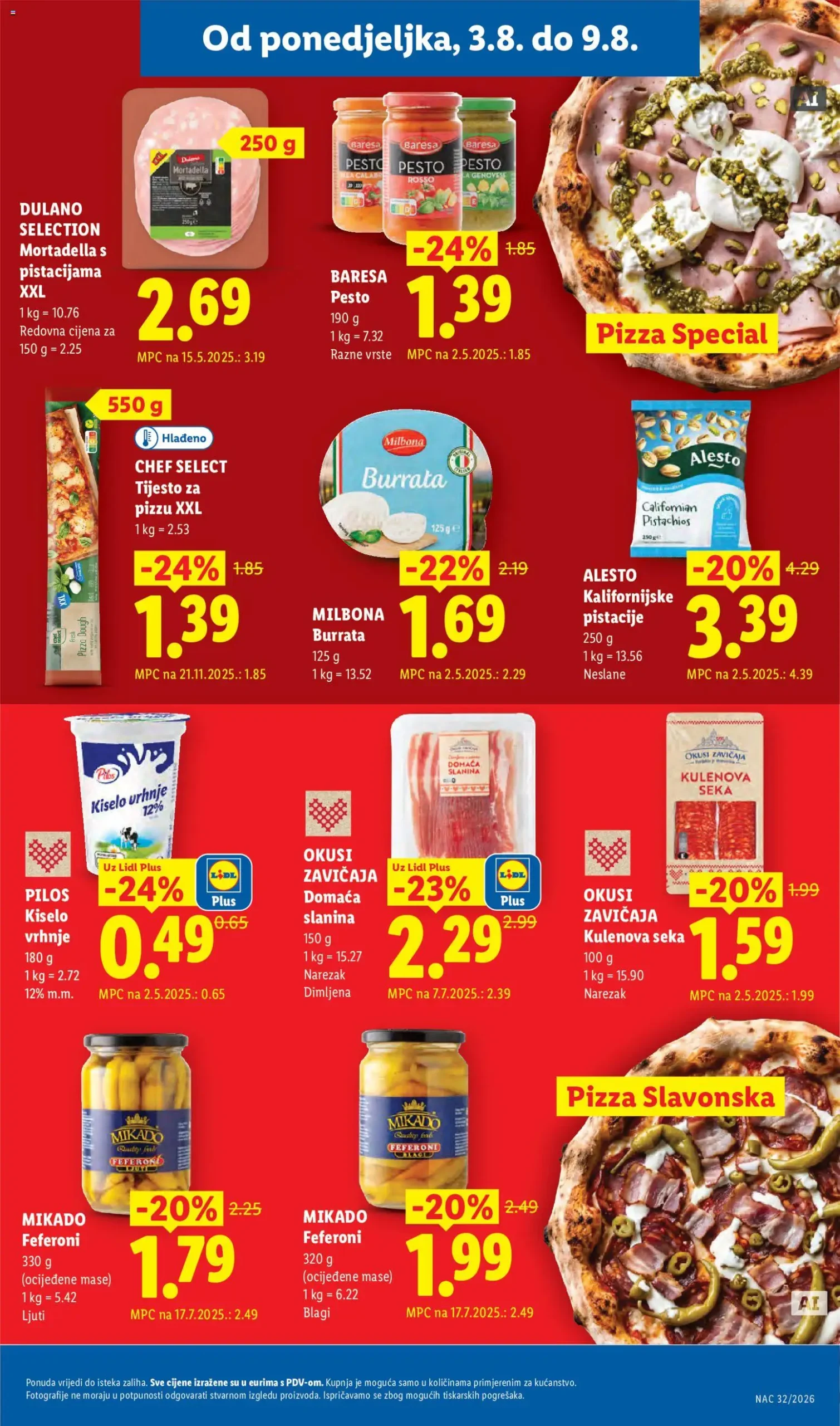 Lidl katalog akcija strana 9 – vrijedi od 3.8. do 9.8.2026.