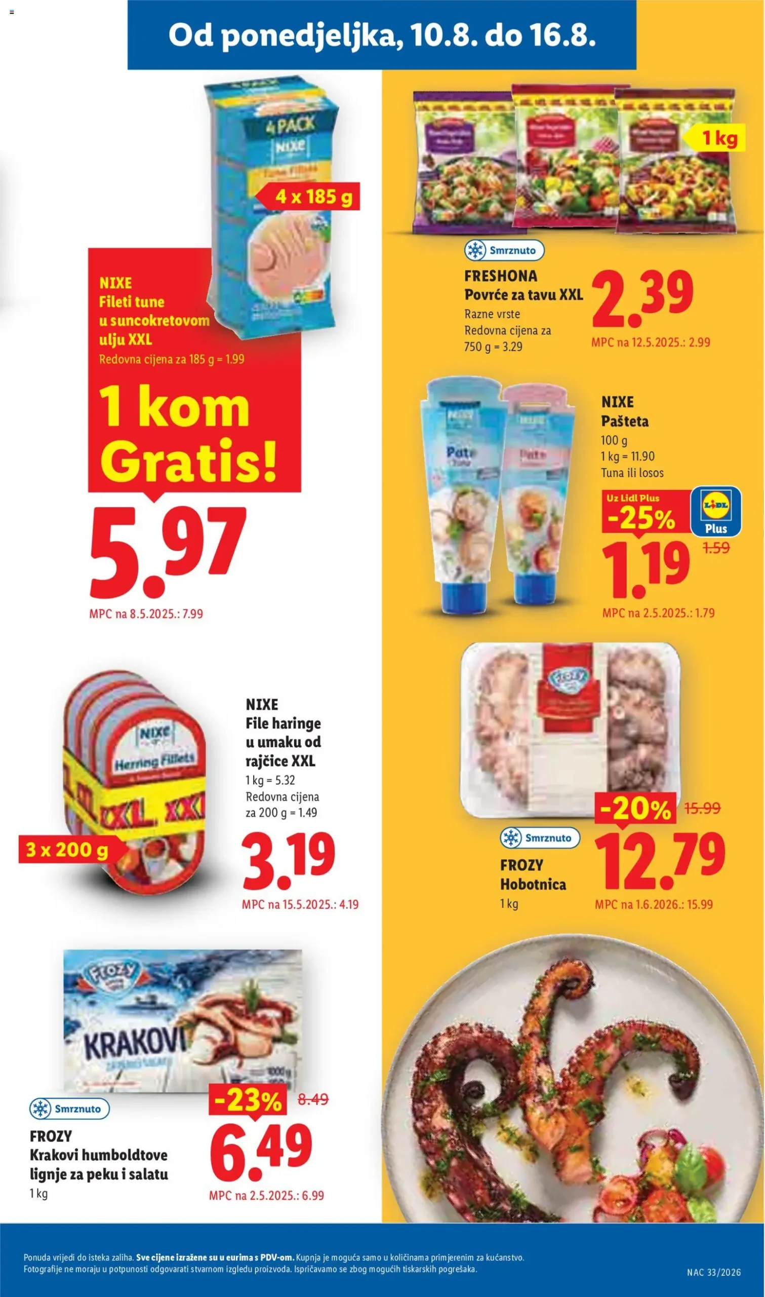 Lidl katalog akcija strana 9 – vrijedi od 10.8. do 16.8.2026.