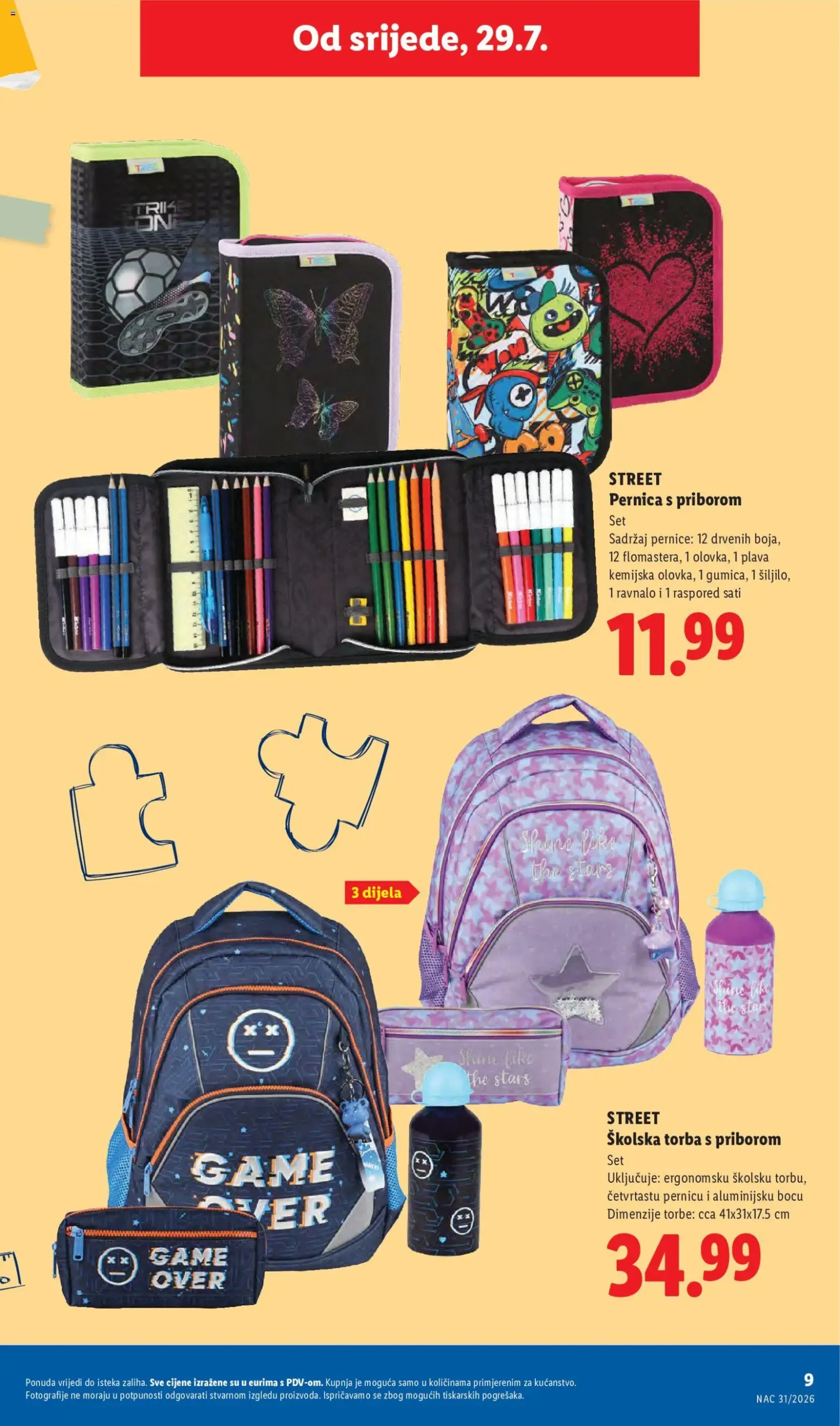 Lidl katalog akcija strana 9 – vrijedi od 29.7. do 1.9.2026.