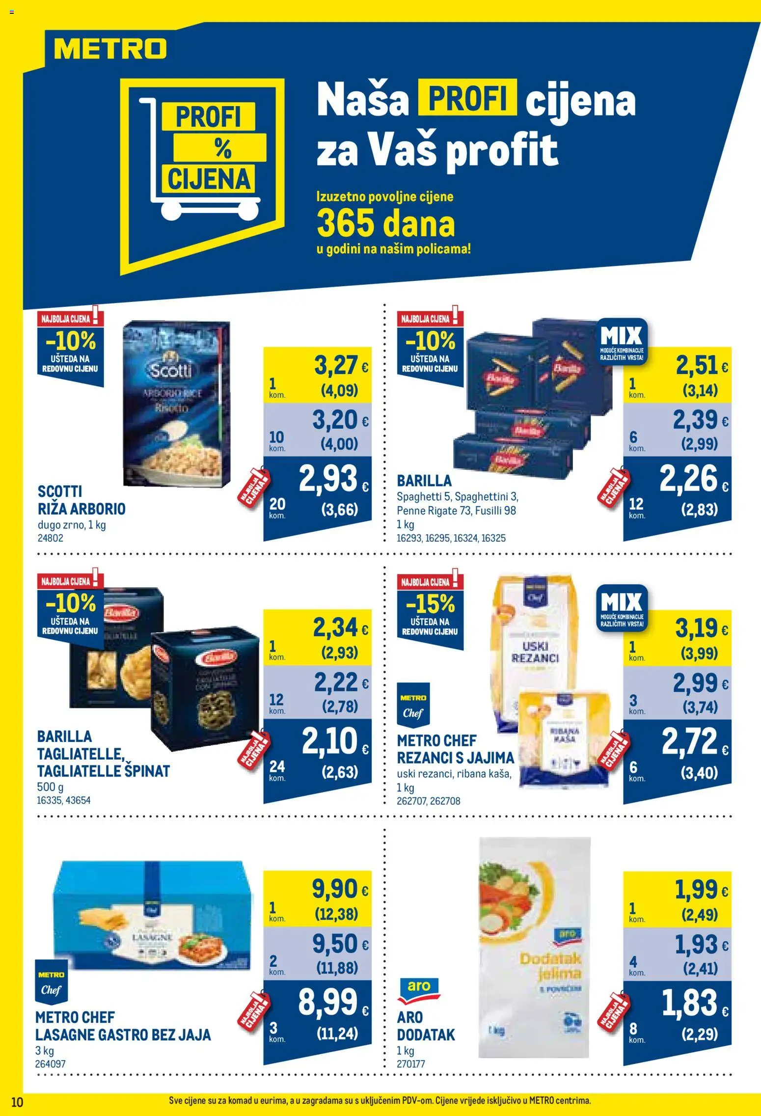 Metro katalog akcija strana 10 – vrijedi od 3.8. do 31.8.2026.