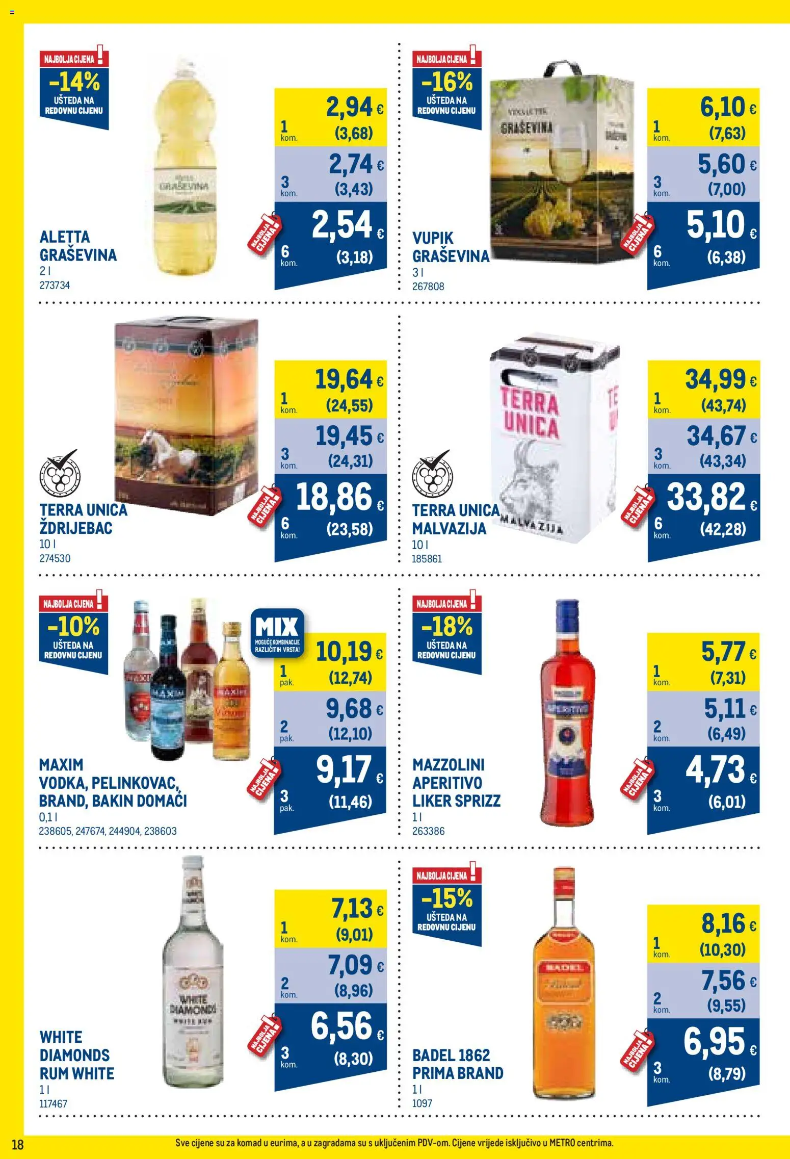 Metro katalog akcija strana 18 – vrijedi od 1.9. do 30.9.2026.