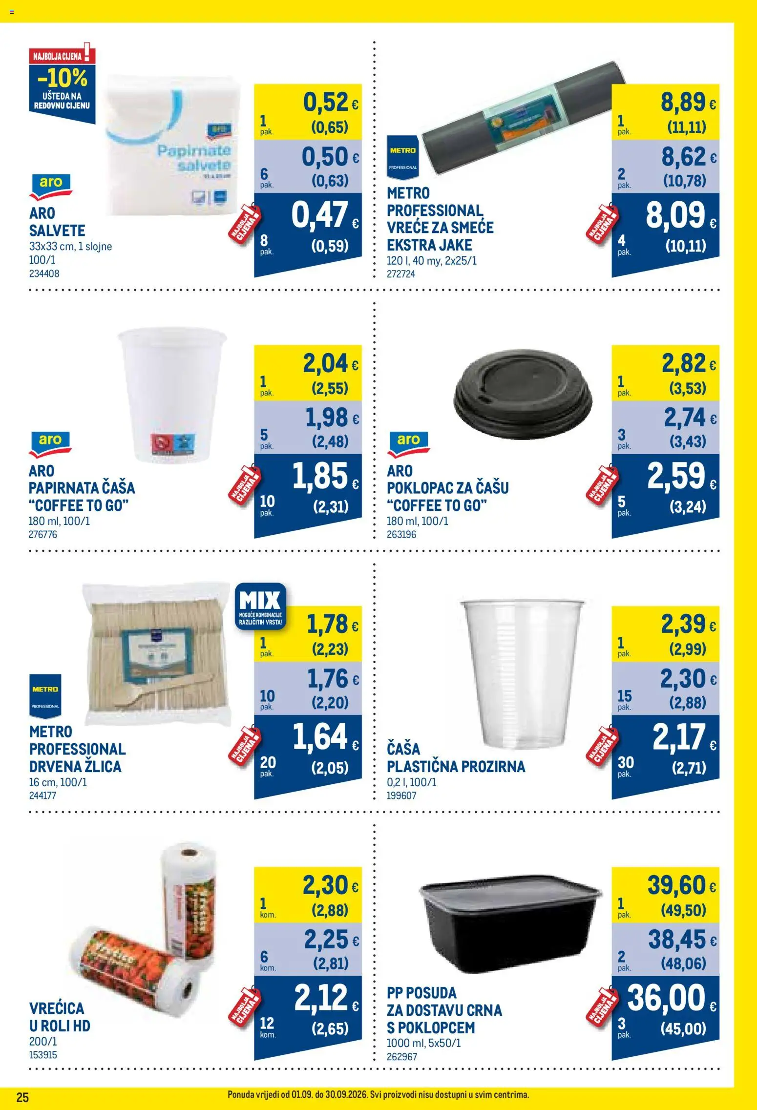 Metro katalog akcija strana 25 – vrijedi od 1.9. do 30.9.2026.
