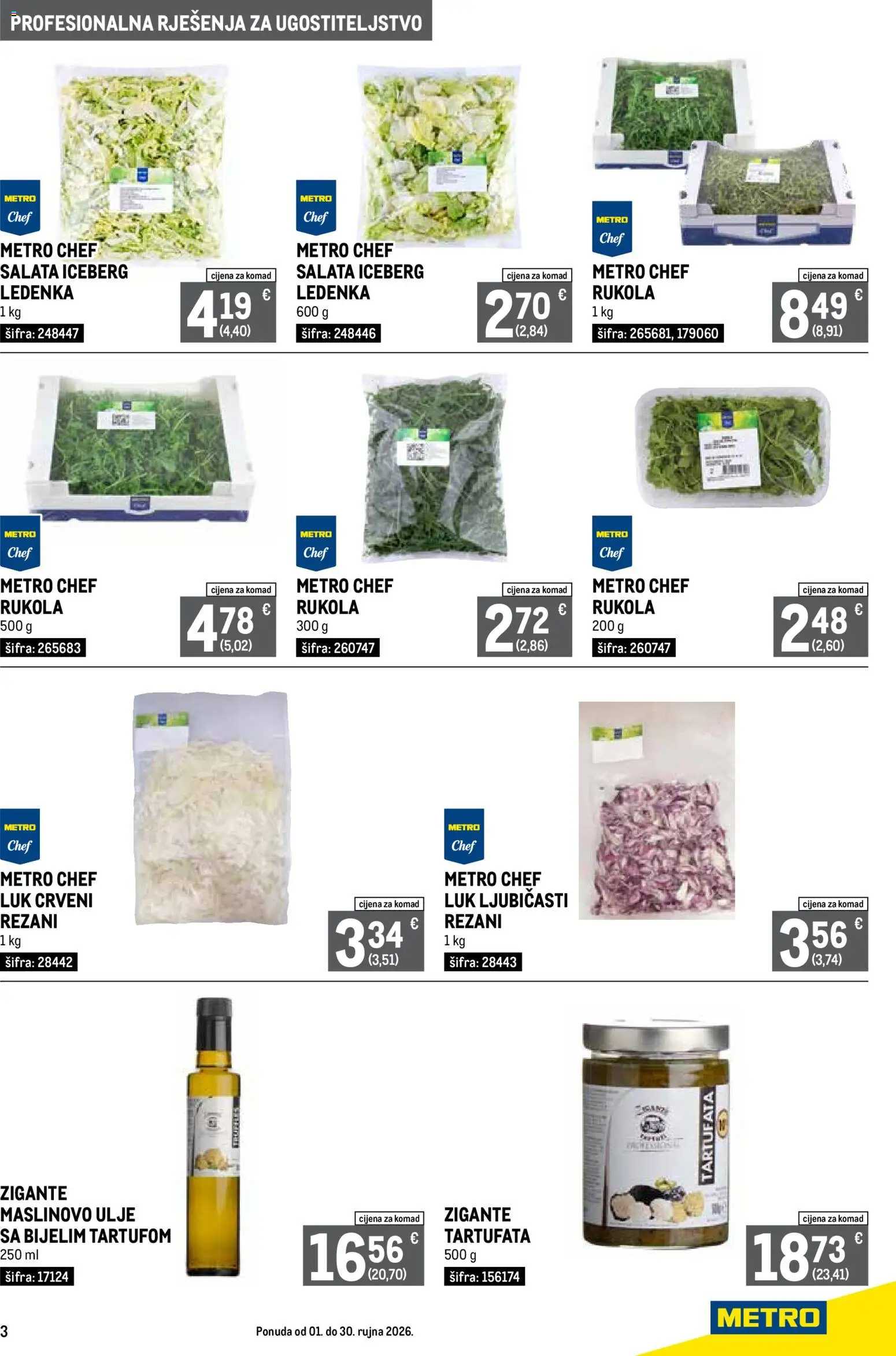 Metro katalog akcija strana 3 – vrijedi od 1.9. do 30.9.2026.