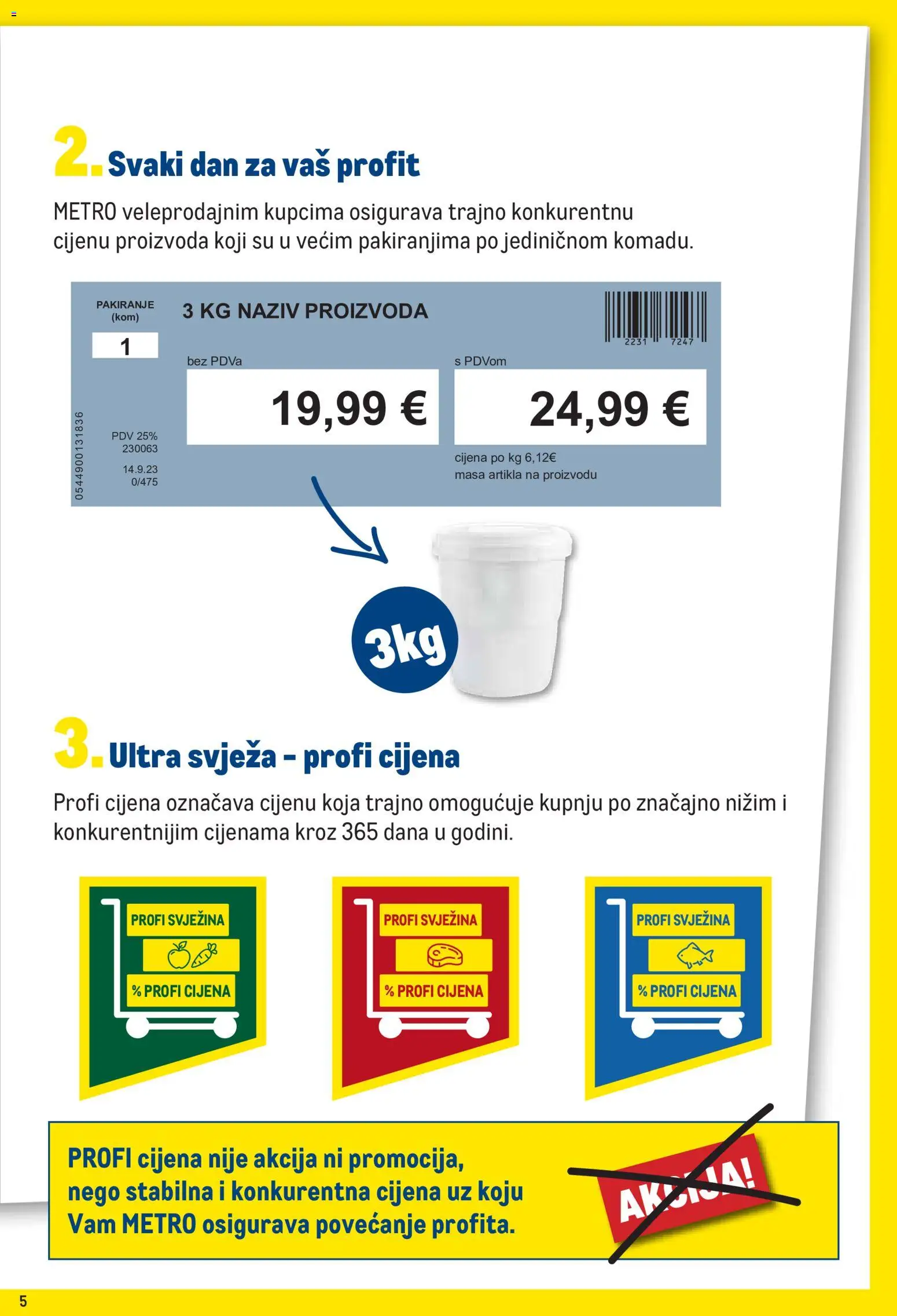 Metro katalog akcija strana 5 – vrijedi od 3.8. do 31.8.2026.