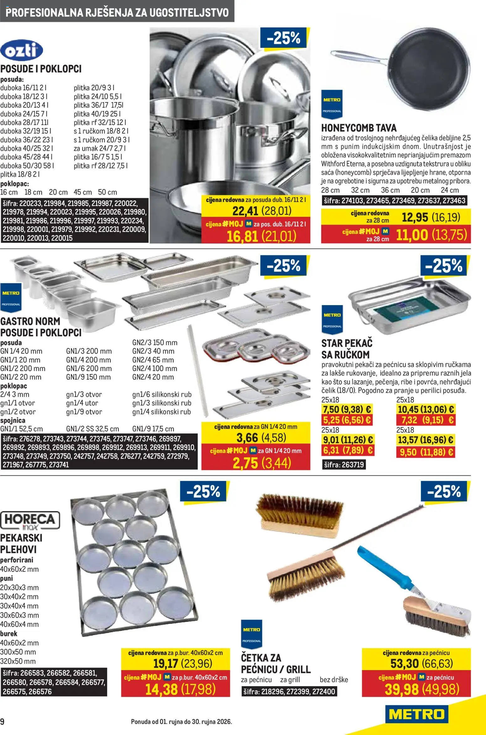 Metro katalog akcija strana 9 – vrijedi od 1.9. do 30.9.2026.
