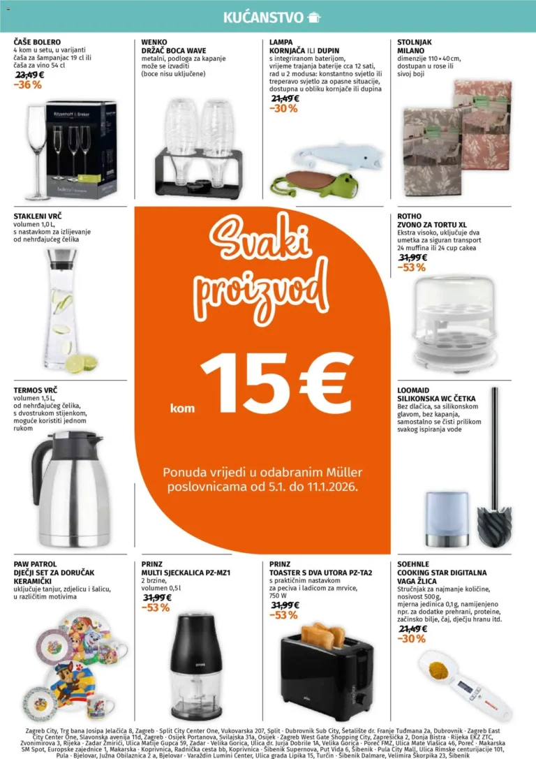Müller katalog akcija strana 1 – vrijedi od 5.1. do 11.11.2026.