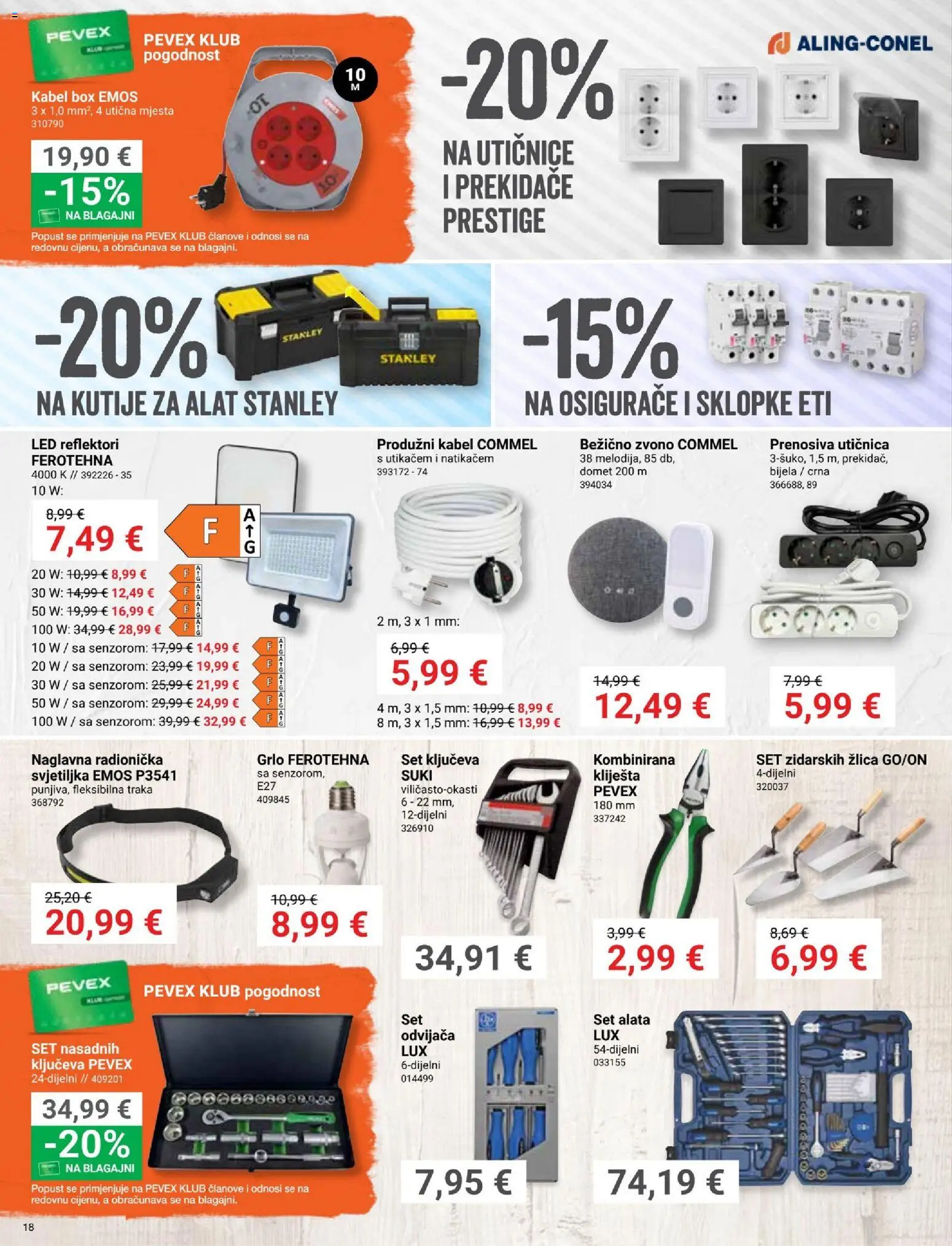 Pevex katalog akcija strana 18 – vrijedi od 23.7. do 24.8.2026.