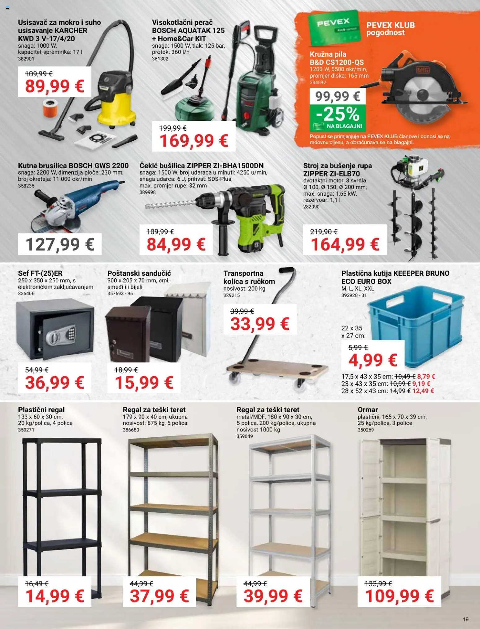 Pevex katalog akcija strana 19 – vrijedi od 23.7. do 24.8.2026.