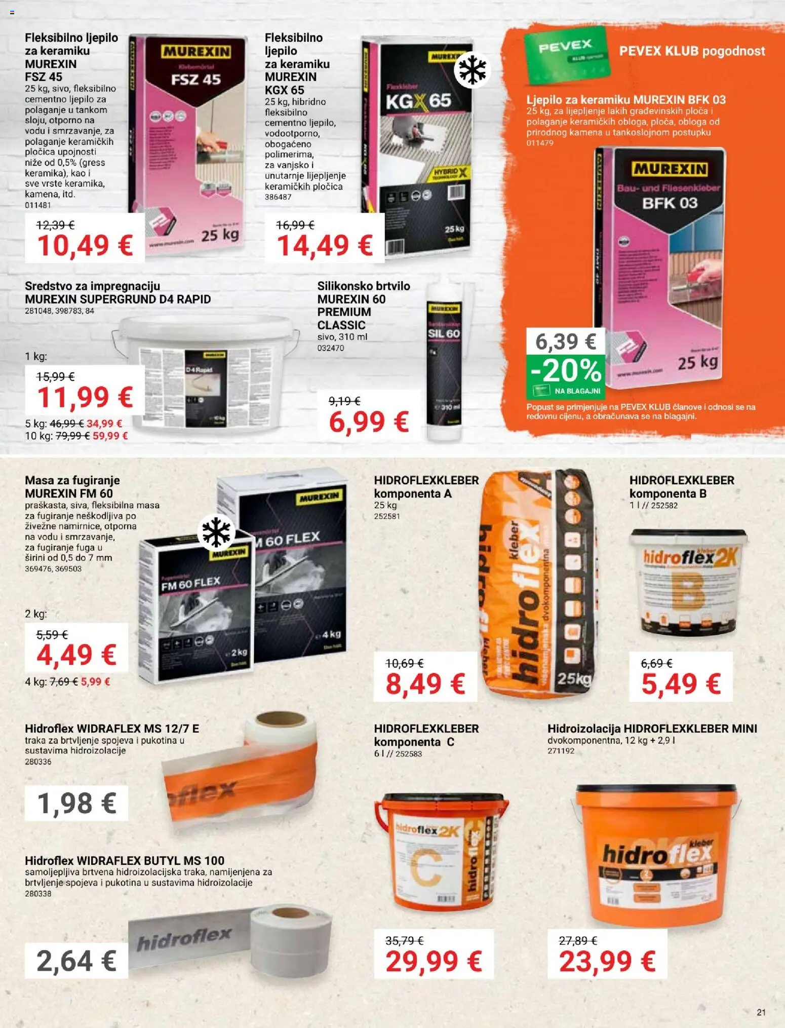 Pevex katalog akcija strana 21 – vrijedi od 23.7. do 24.8.2026.