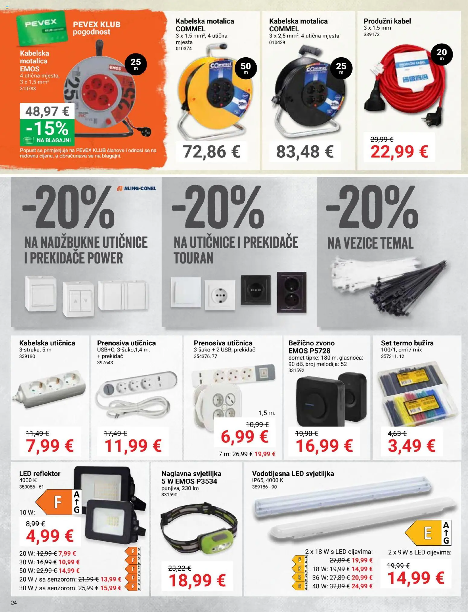 Pevex katalog akcija strana 24 – vrijedi od 27.8. do 21.9.2026.