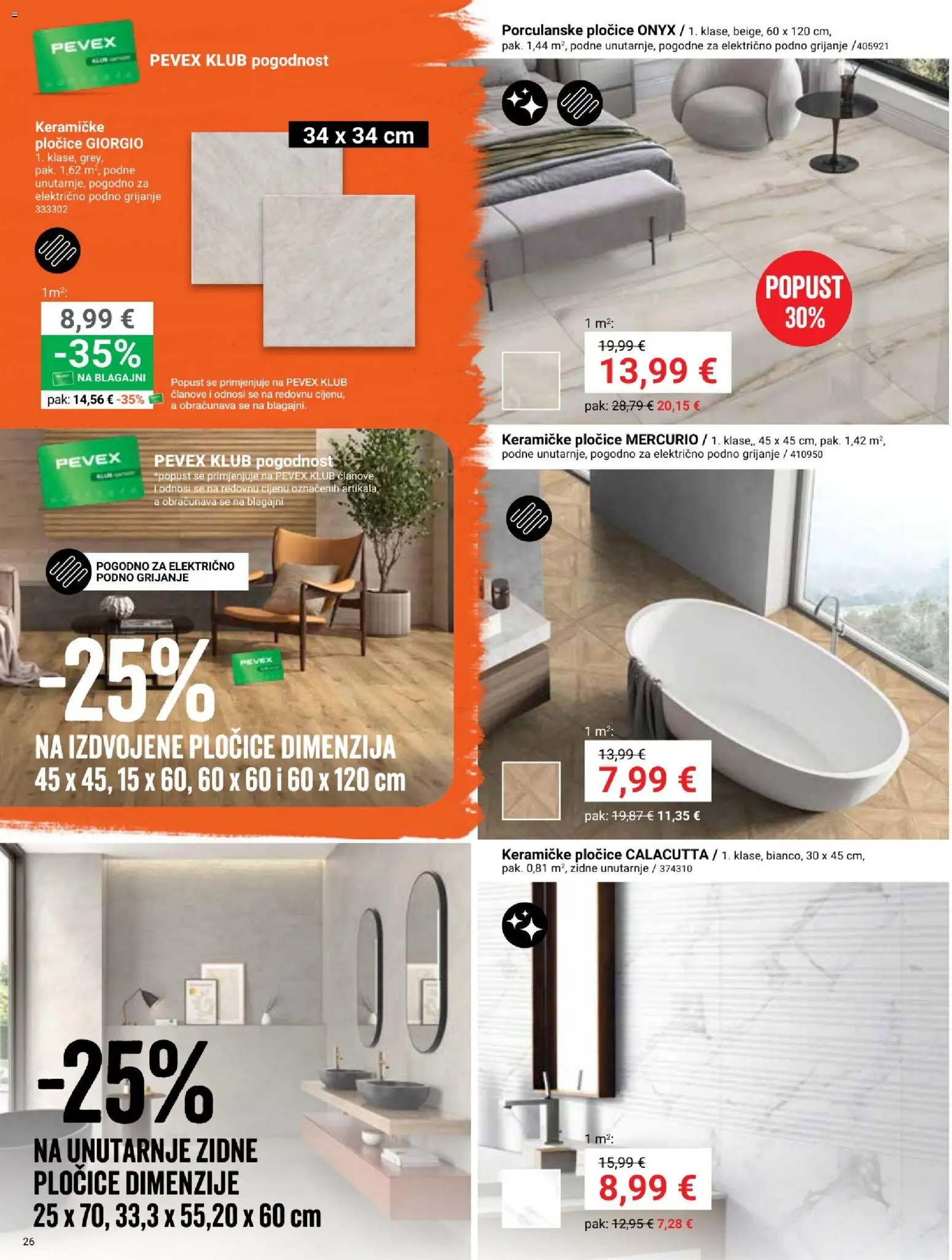 Pevex katalog akcija strana 26 – vrijedi od 23.7. do 24.8.2026.