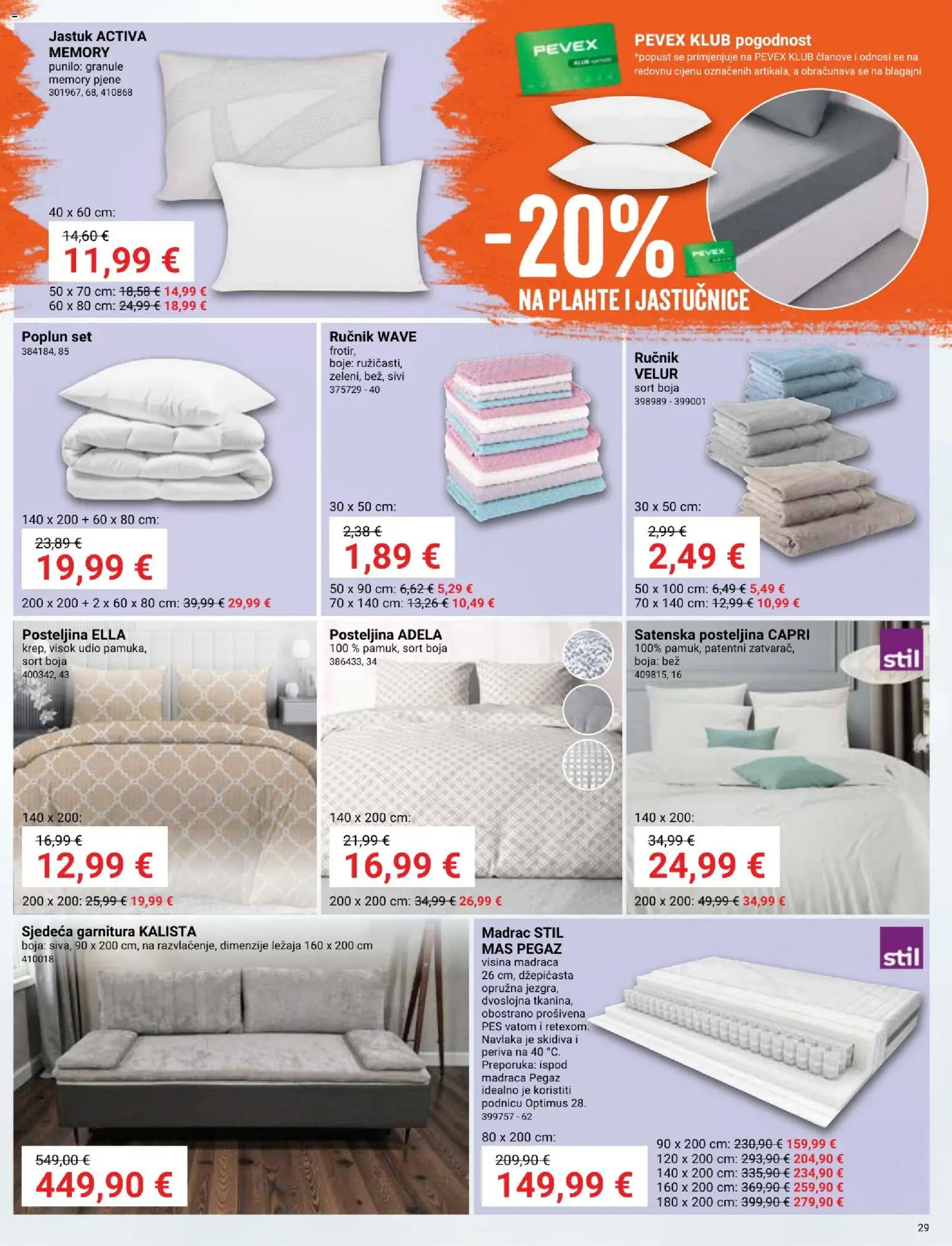 Pevex katalog akcija strana 29 – vrijedi od 23.7. do 24.8.2026.