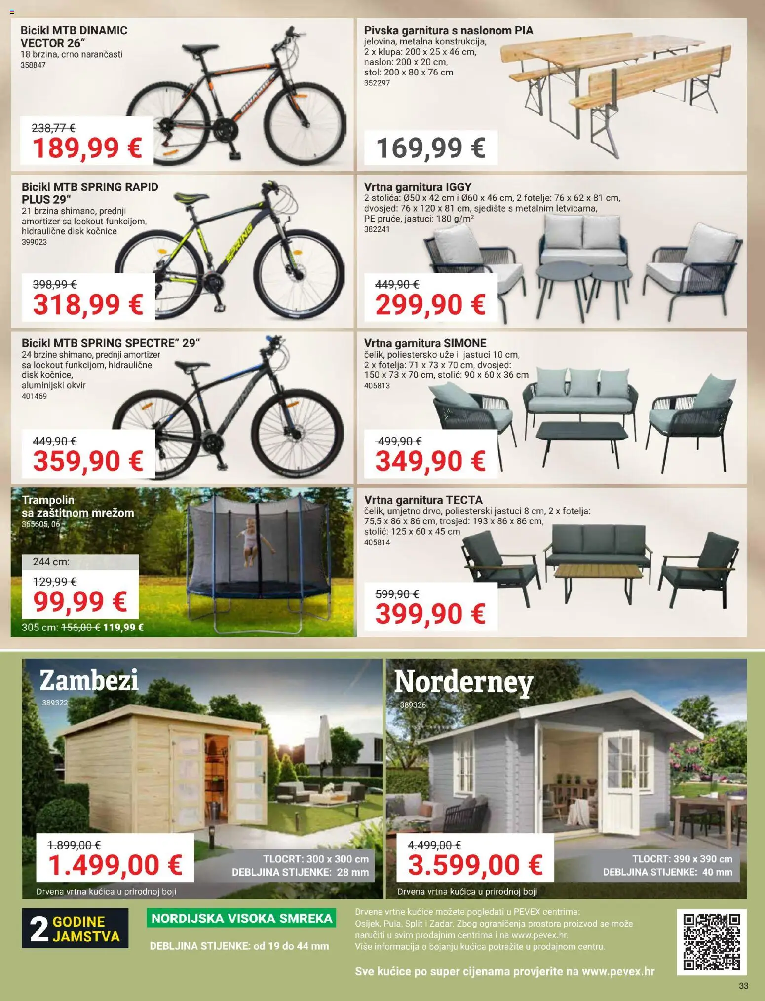 Pevex katalog akcija strana 33 – vrijedi od 27.8. do 21.9.2026.