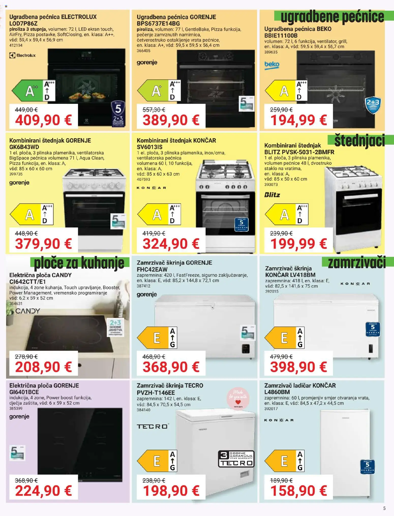 Pevex katalog akcija strana 5 – vrijedi od 27.8. do 21.9.2026.