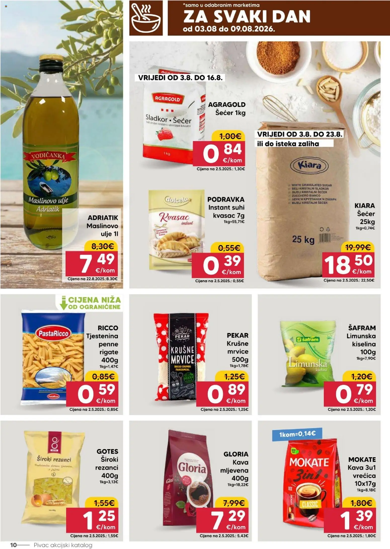 Pivac katalog akcija strana 10 – vrijedi od 3.8. do 9.8.2026.