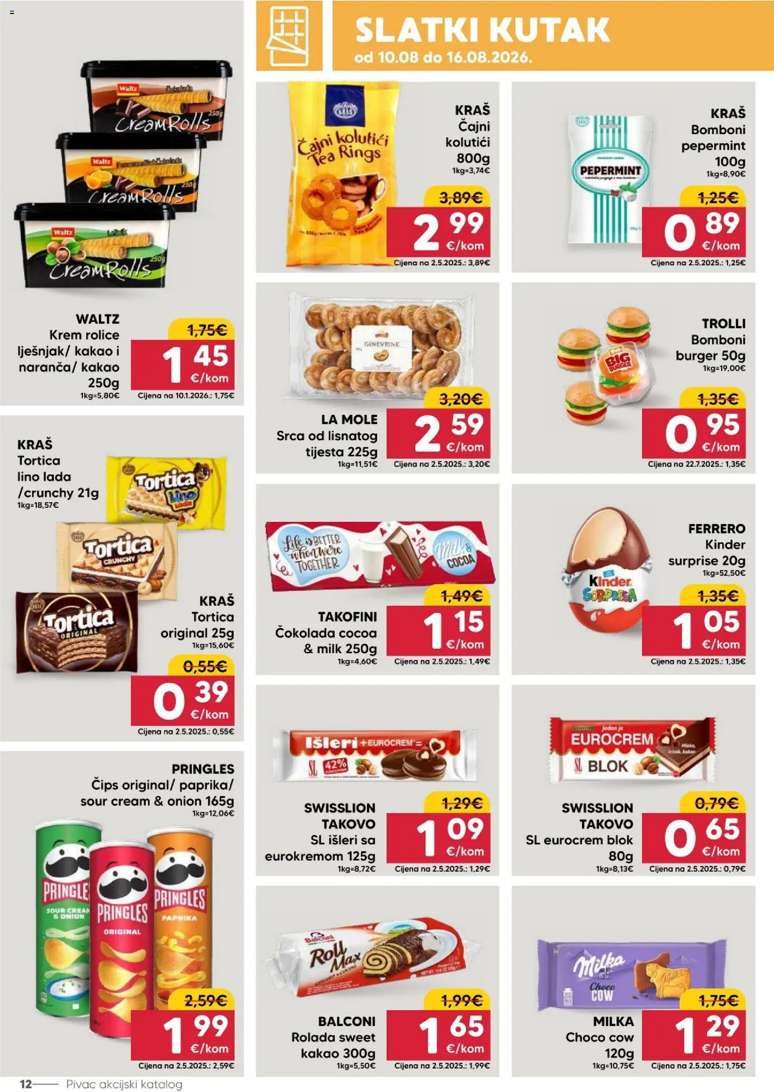 Pivac katalog akcija strana 12 – vrijedi od 10.8. do 16.8.2026.