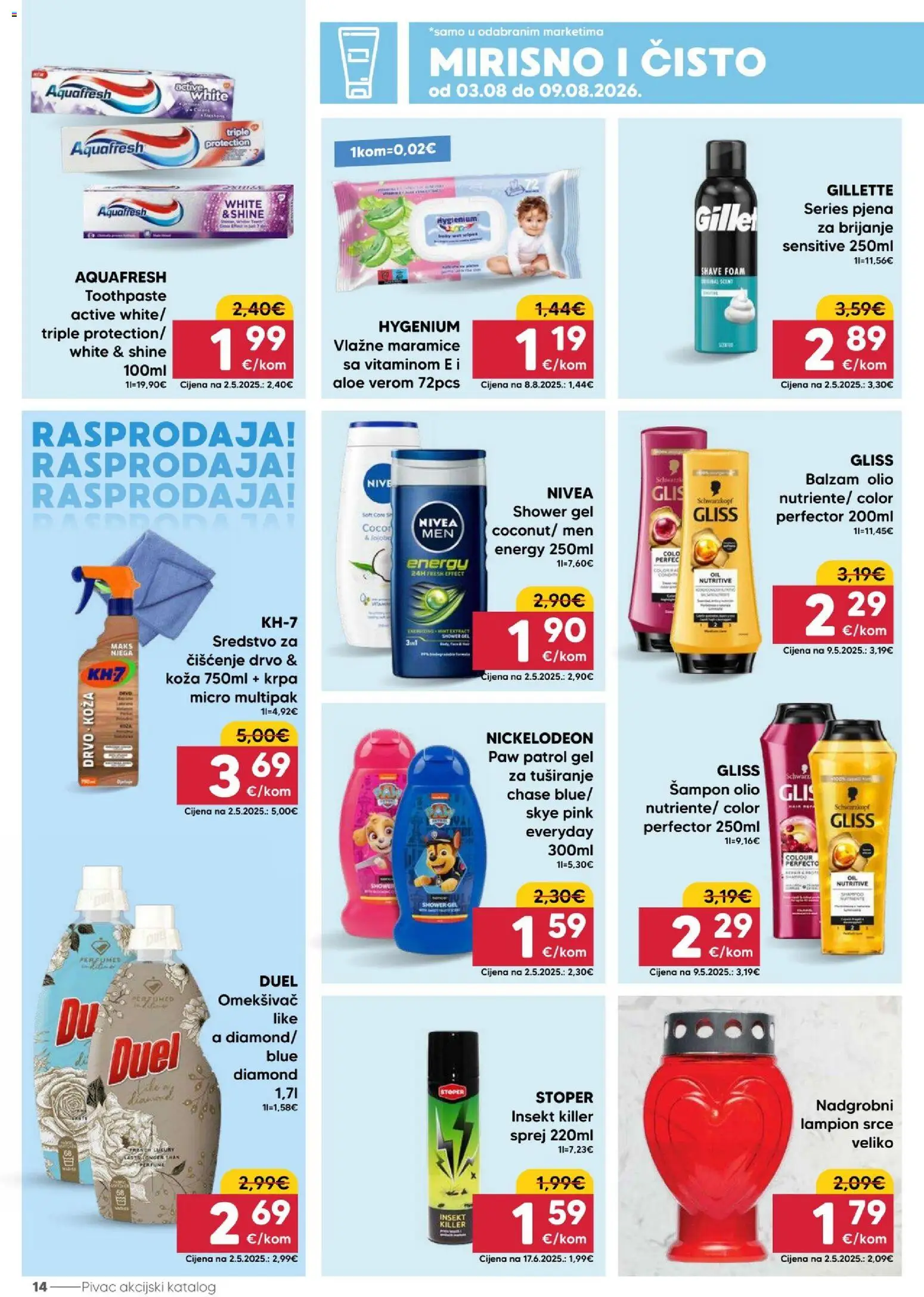 Pivac katalog akcija strana 14 – vrijedi od 3.8. do 9.8.2026.
