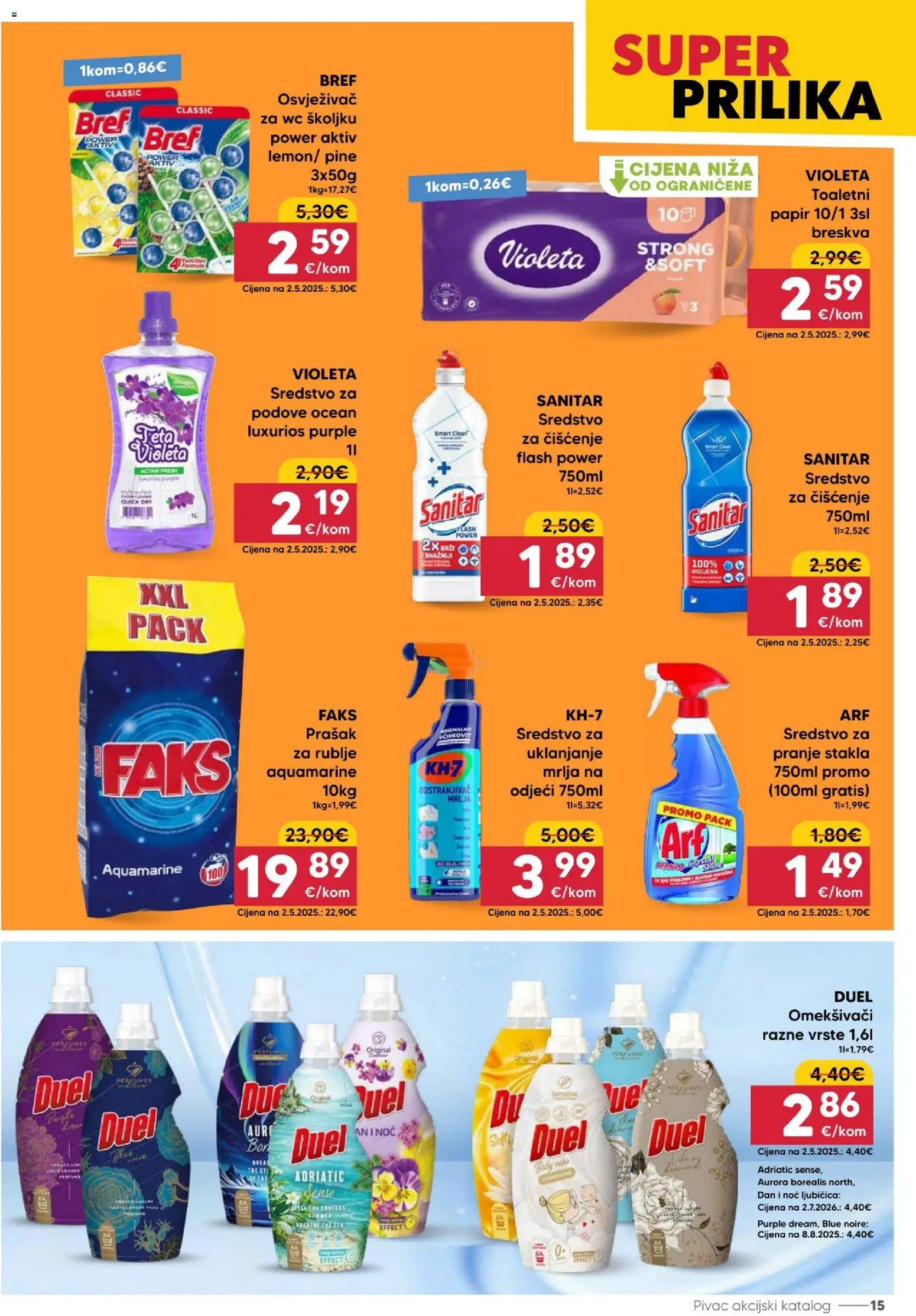 Pivac katalog akcija strana 15 – vrijedi od 10.8. do 16.8.2026.