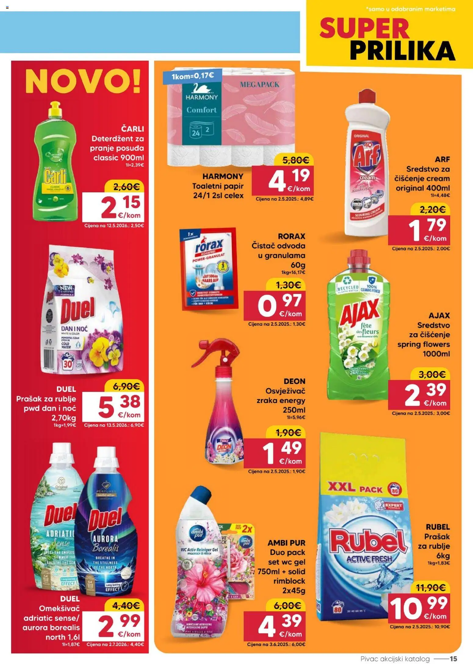 Pivac katalog akcija strana 15 – vrijedi od 3.8. do 9.8.2026.