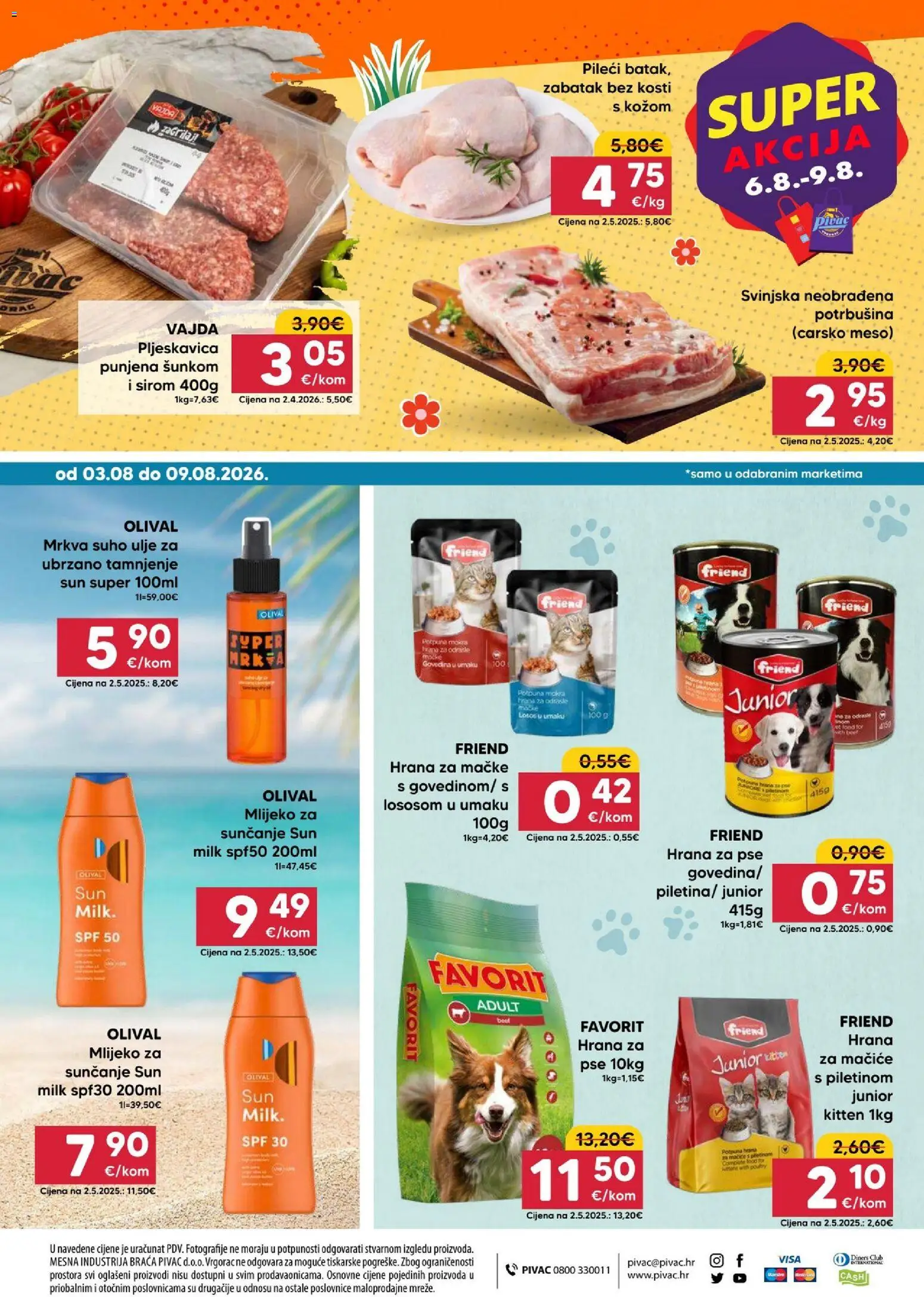 Pivac katalog akcija strana 16 – vrijedi od 3.8. do 9.8.2026.