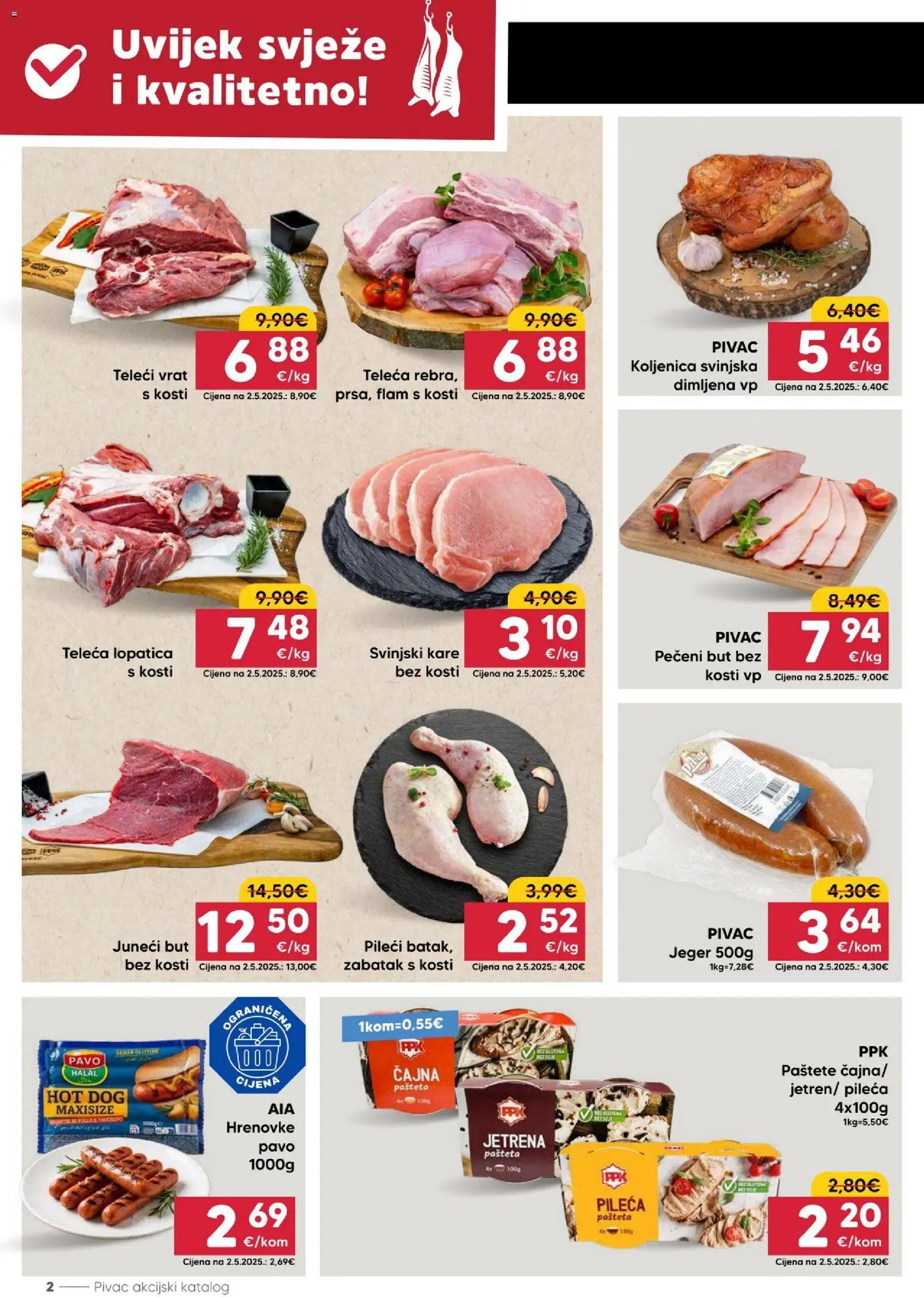 Pivac katalog akcija strana 2 – vrijedi od 3.8. do 9.8.2026.