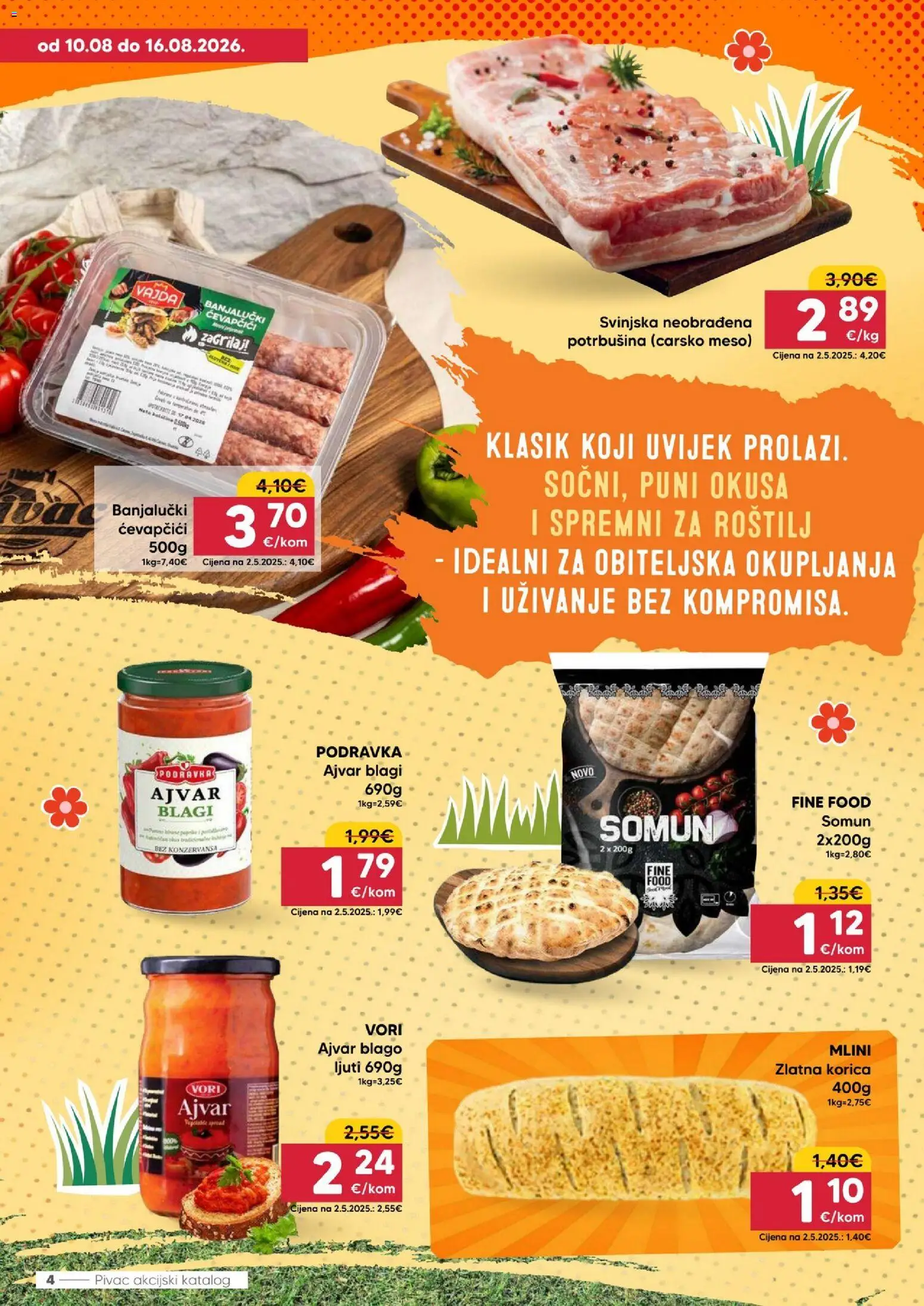 Pivac katalog akcija strana 4 – vrijedi od 10.8. do 16.8.2026.