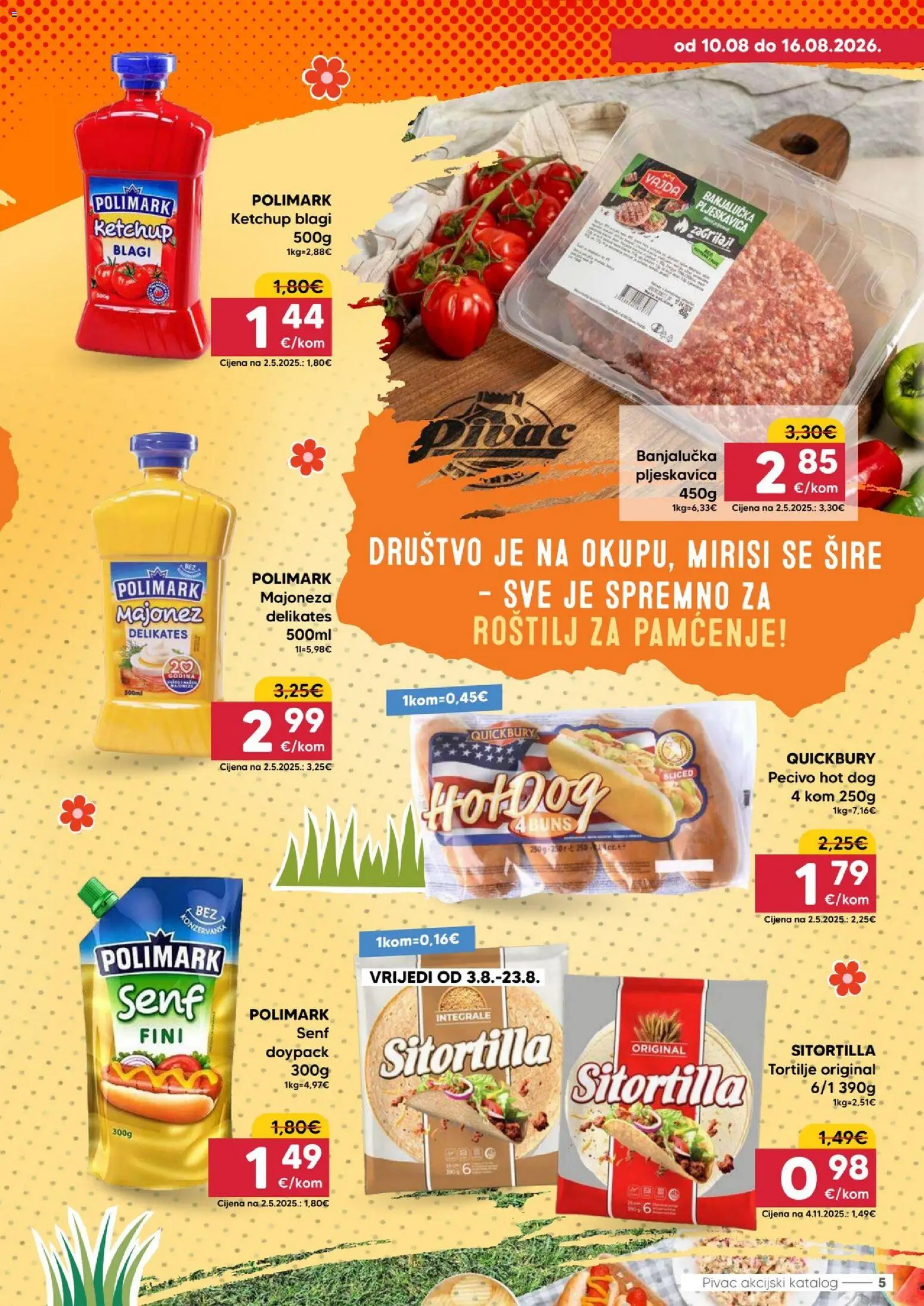 Pivac katalog akcija strana 5 – vrijedi od 10.8. do 16.8.2026.