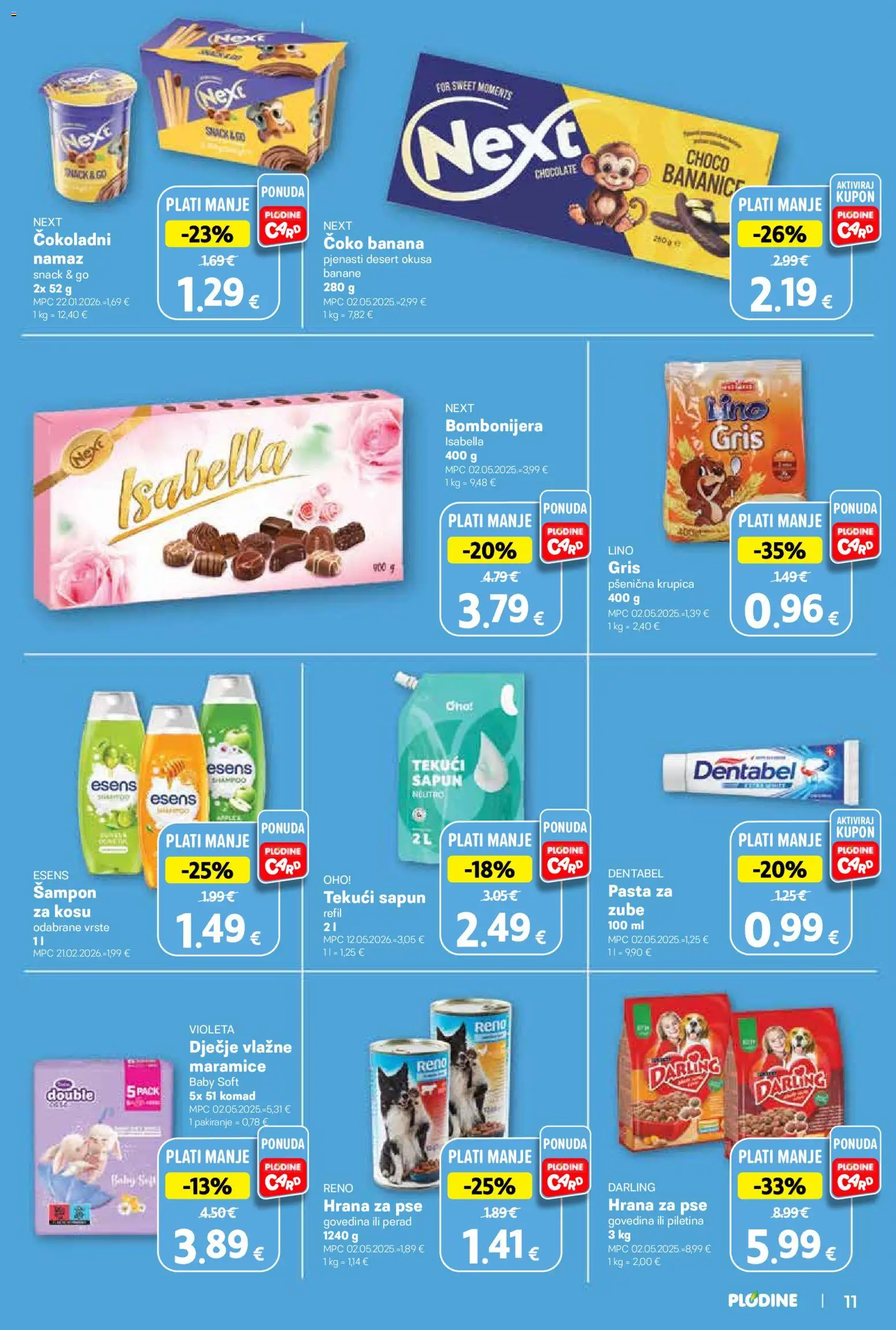 Plodine katalog akcija strana 11 – vrijedi od 29.7. do 4.8.2026.