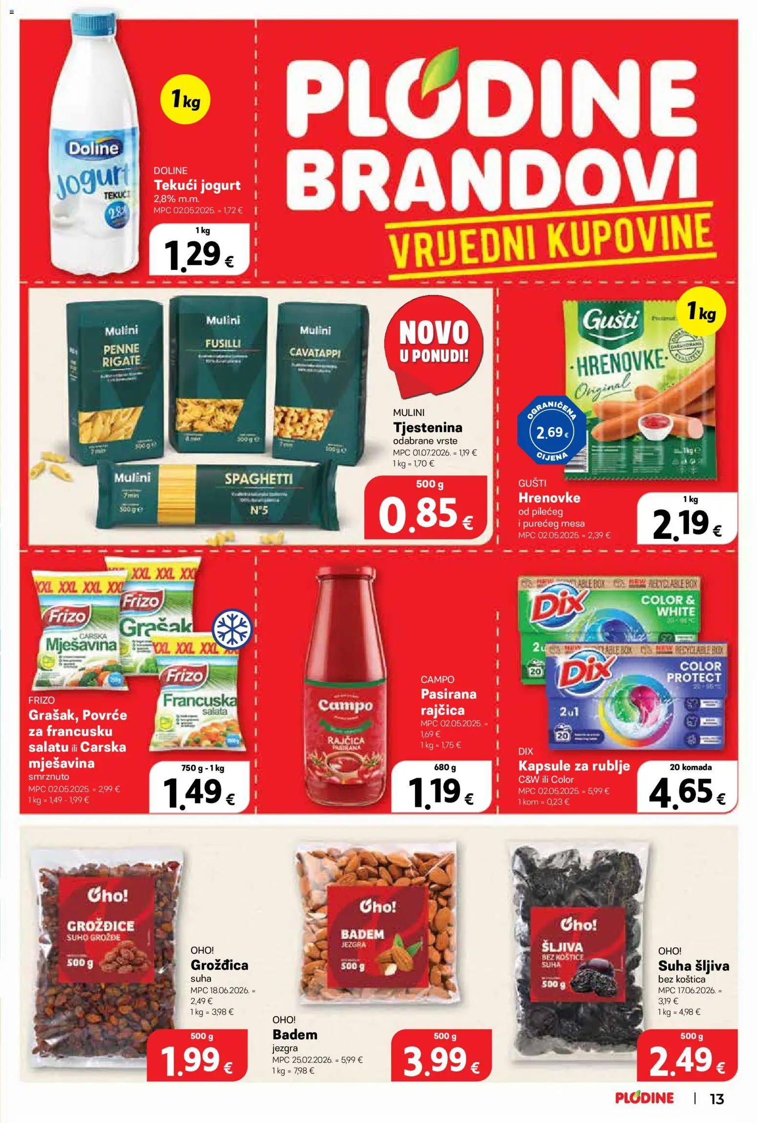 Plodine katalog akcija strana 13 – vrijedi od 29.7. do 4.8.2026.