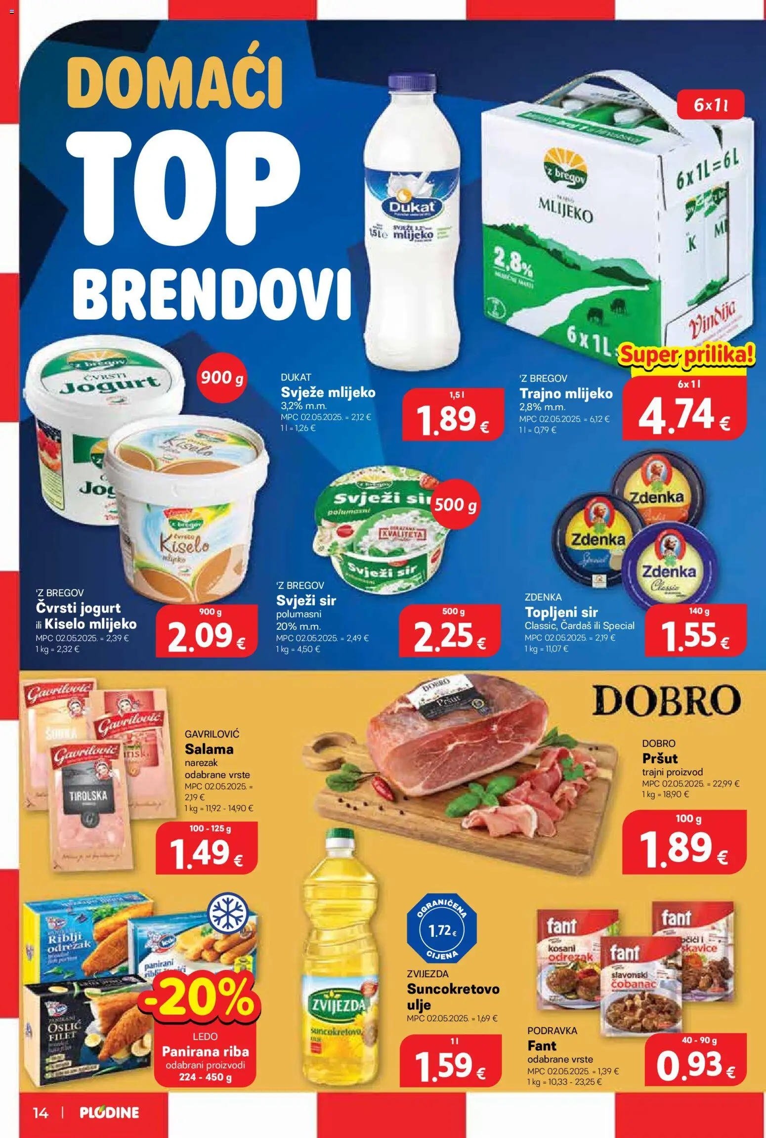 Plodine katalog akcija strana 14 – vrijedi od 29.7. do 4.8.2026.