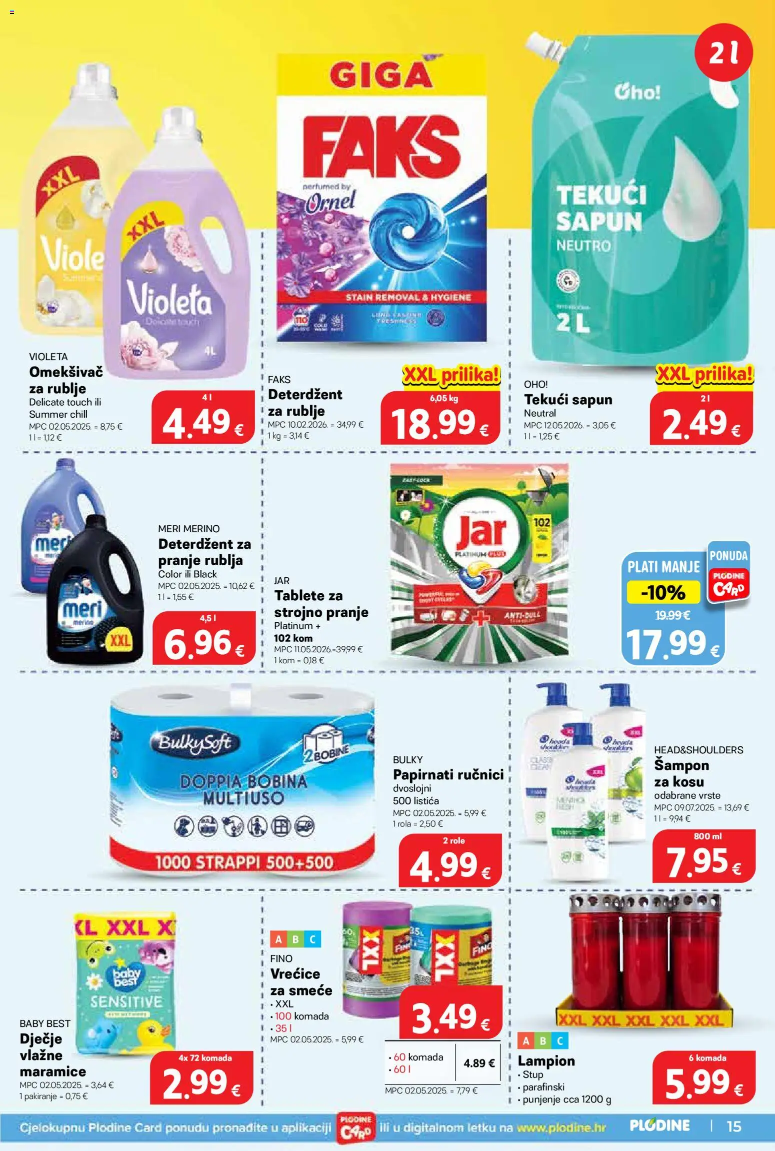 Plodine katalog akcija strana 15 – vrijedi od 6.8. do 11.8.2026.