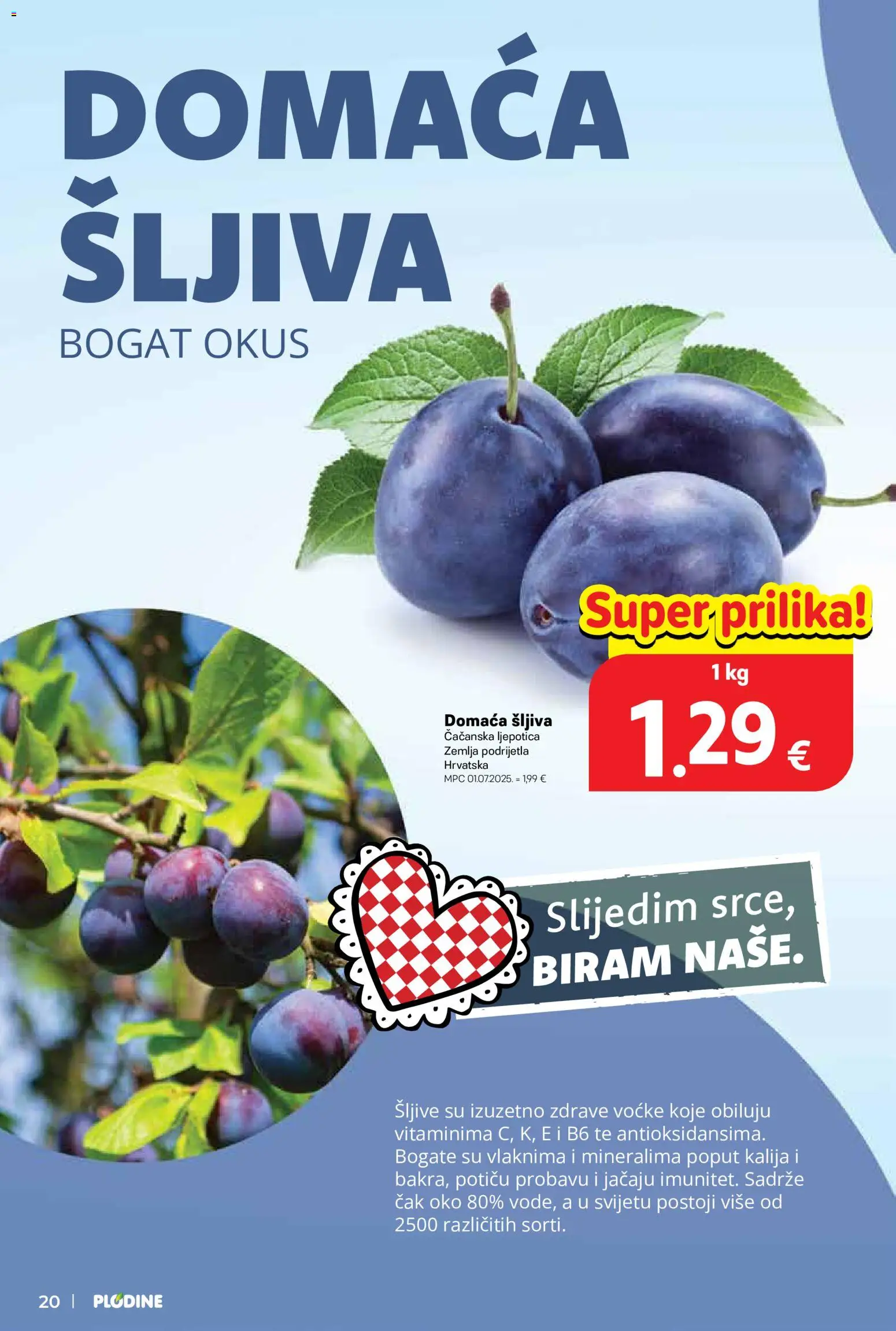 Plodine katalog akcija strana 20 – vrijedi od 29.7. do 4.8.2026.