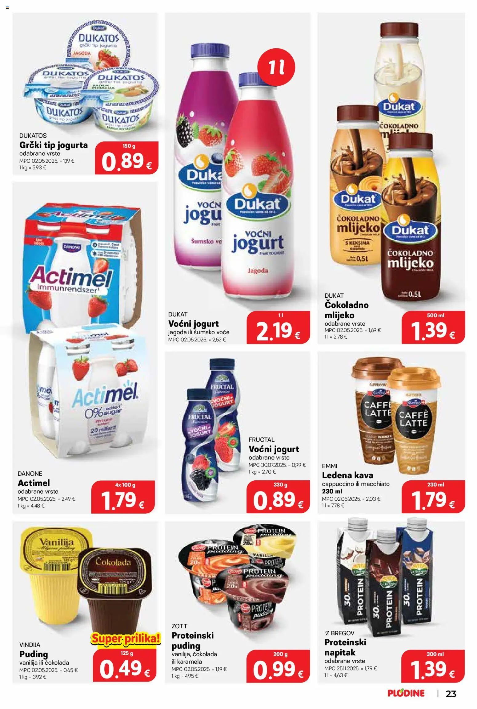 Plodine katalog akcija strana 23 – vrijedi od 6.8. do 11.8.2026.