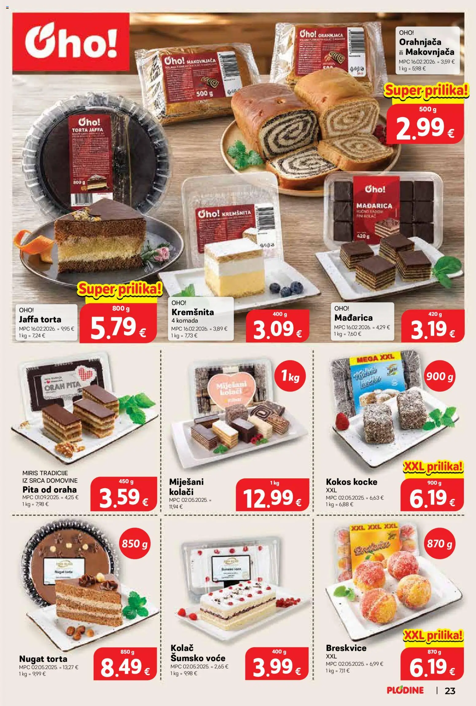 Plodine katalog akcija strana 23 – vrijedi od 29.7. do 4.8.2026.
