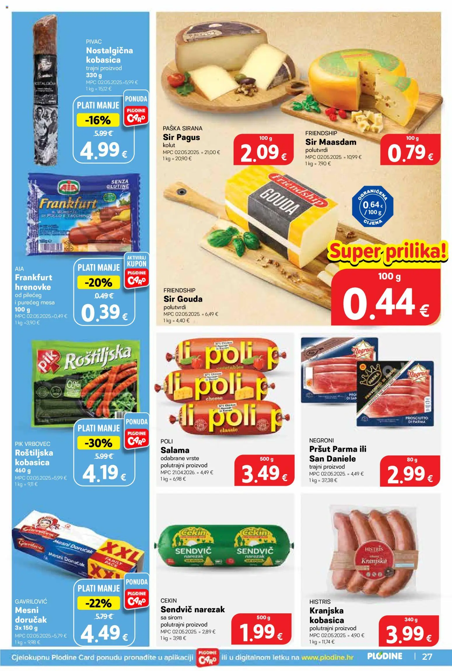 Plodine katalog akcija strana 27 – vrijedi od 6.8. do 11.8.2026.