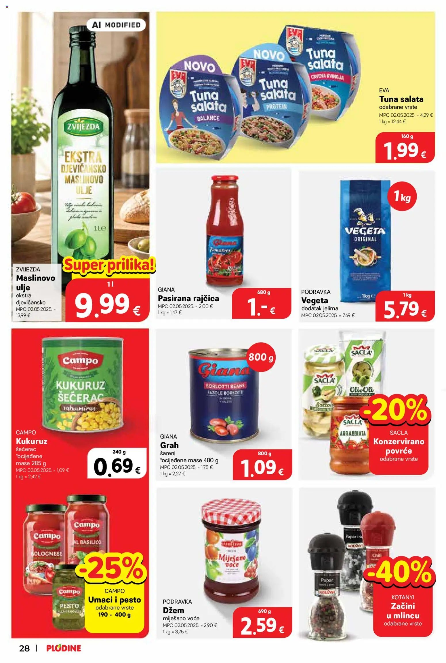 Plodine katalog akcija strana 28 – vrijedi od 6.8. do 11.8.2026.