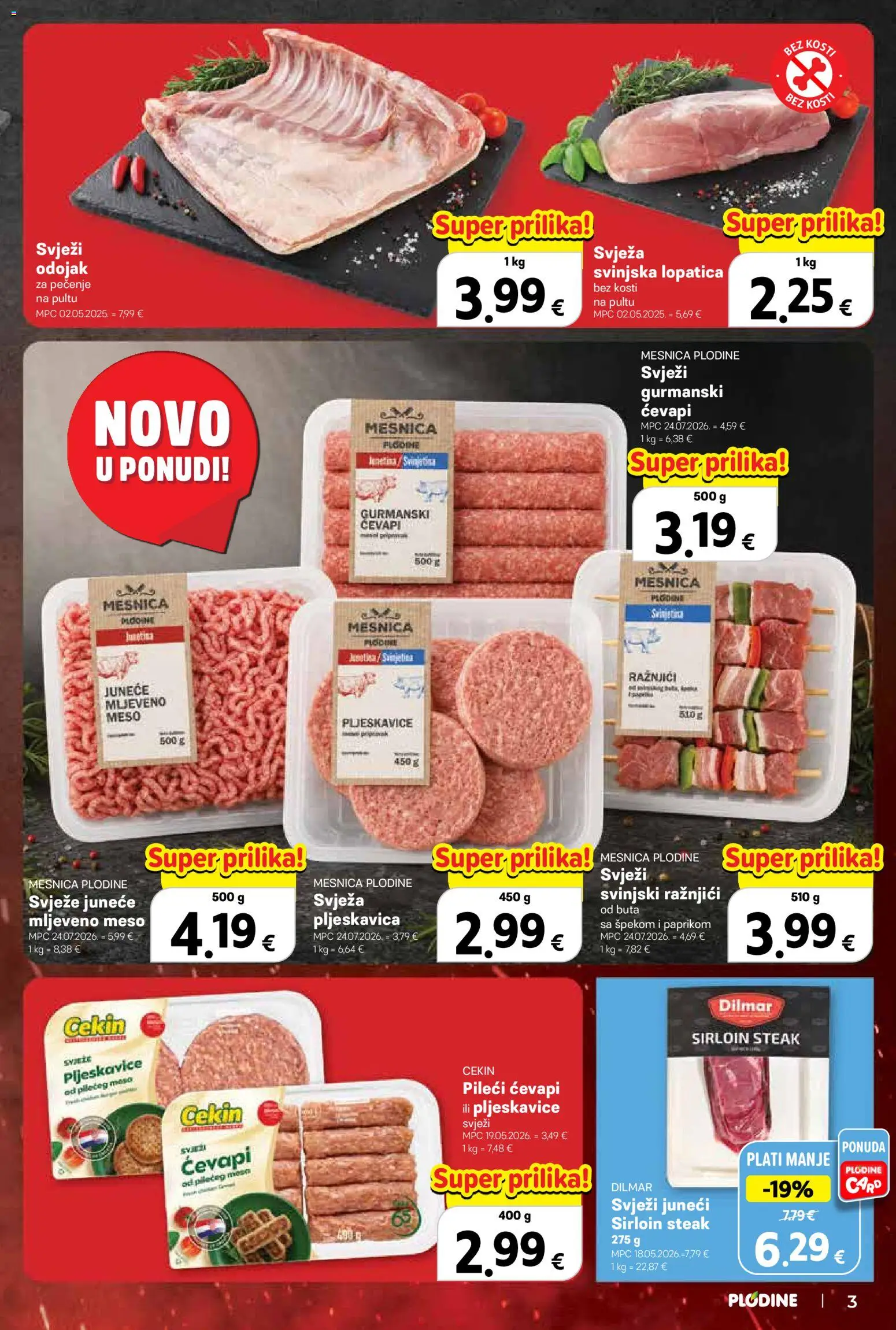 Plodine katalog akcija strana 3 – vrijedi od 29.7. do 4.8.2026.