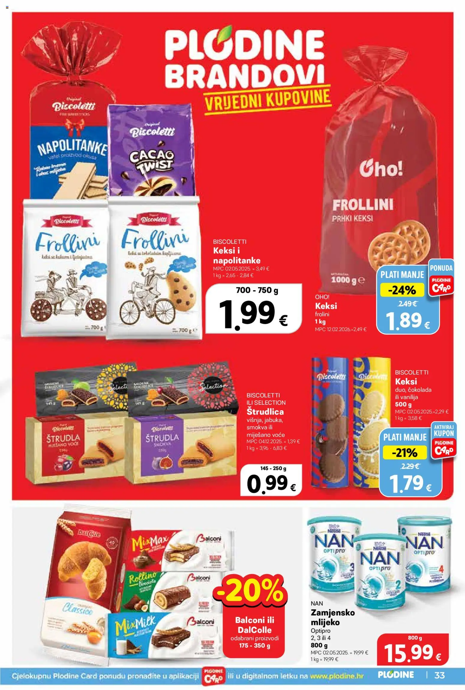 Plodine katalog akcija strana 33 – vrijedi od 6.8. do 11.8.2026.