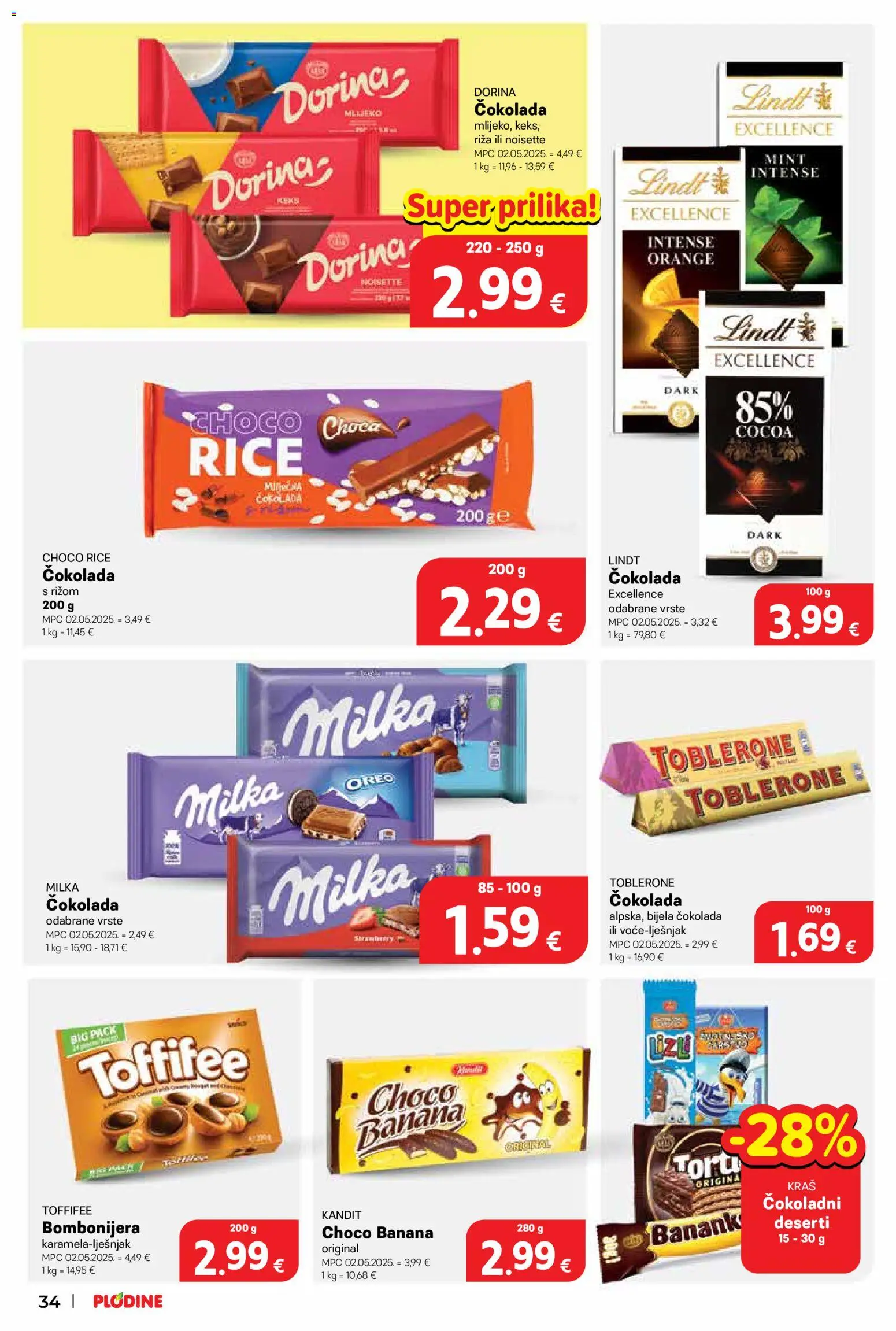 Plodine katalog akcija strana 34 – vrijedi od 6.8. do 11.8.2026.