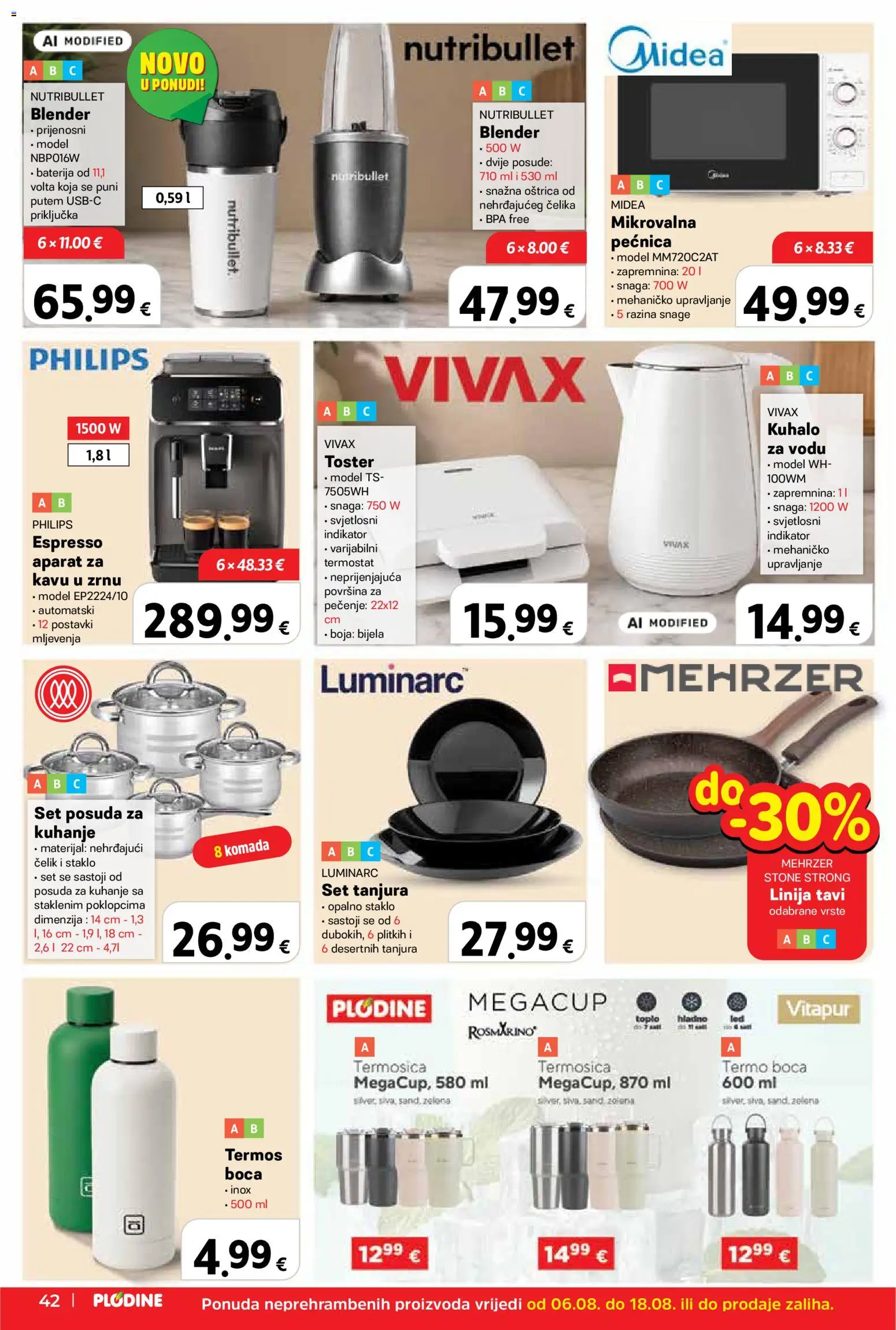 Plodine katalog akcija strana 42 – vrijedi od 6.8. do 11.8.2026.
