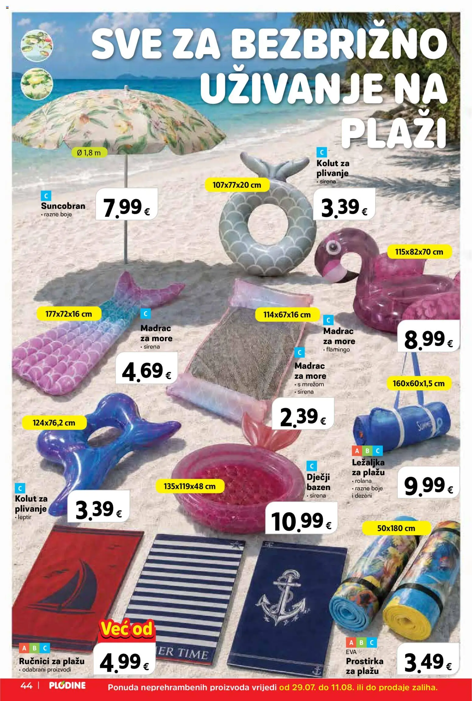 Plodine katalog akcija strana 44 – vrijedi od 29.7. do 4.8.2026.