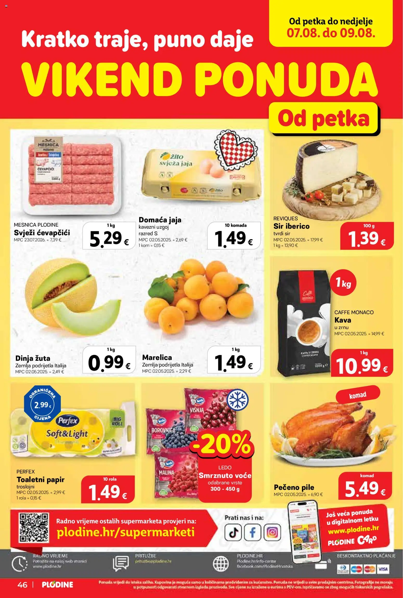 Plodine katalog akcija strana 46 – vrijedi od 6.8. do 11.8.2026.