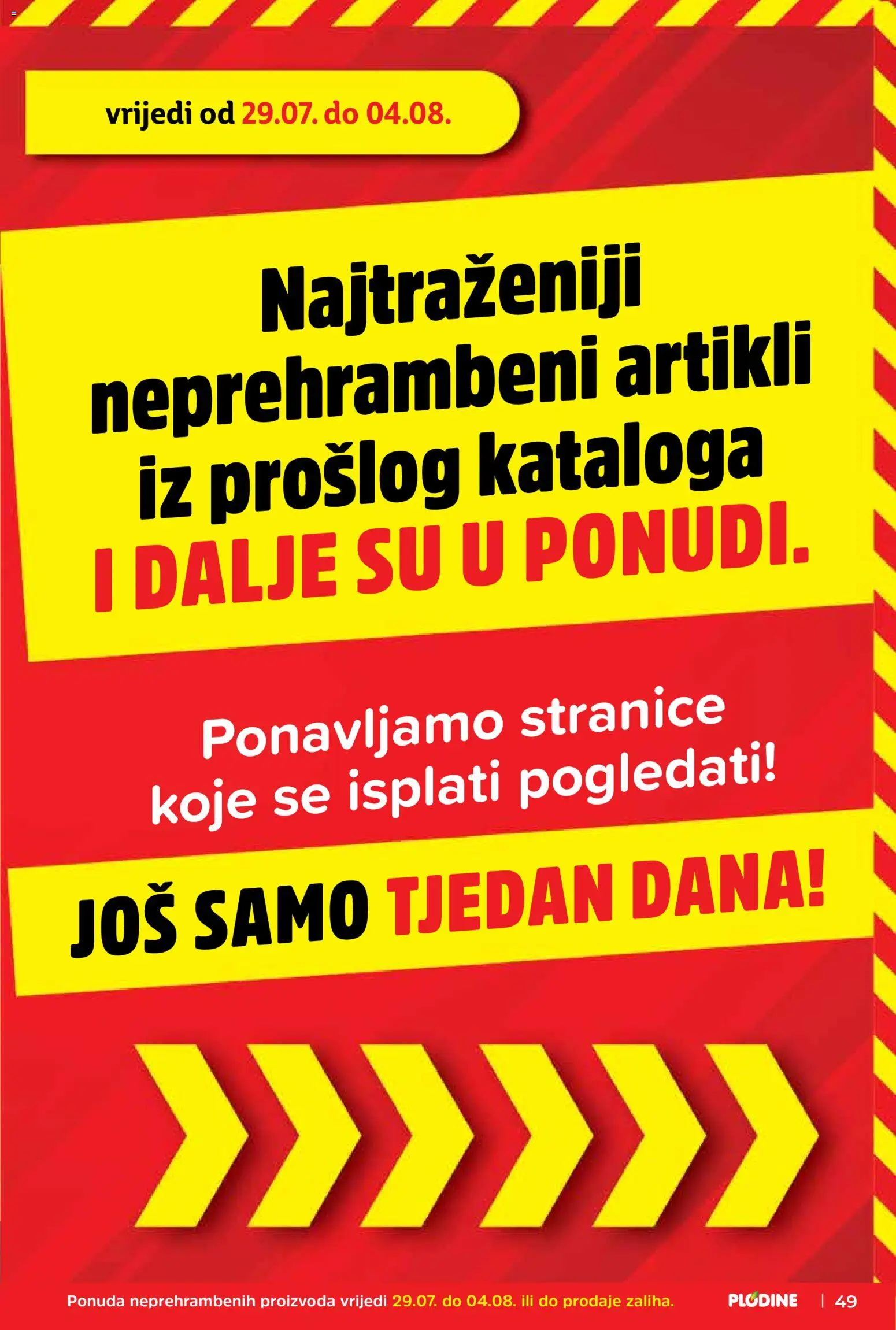 Plodine katalog akcija strana 49 – vrijedi od 29.7. do 4.8.2026.