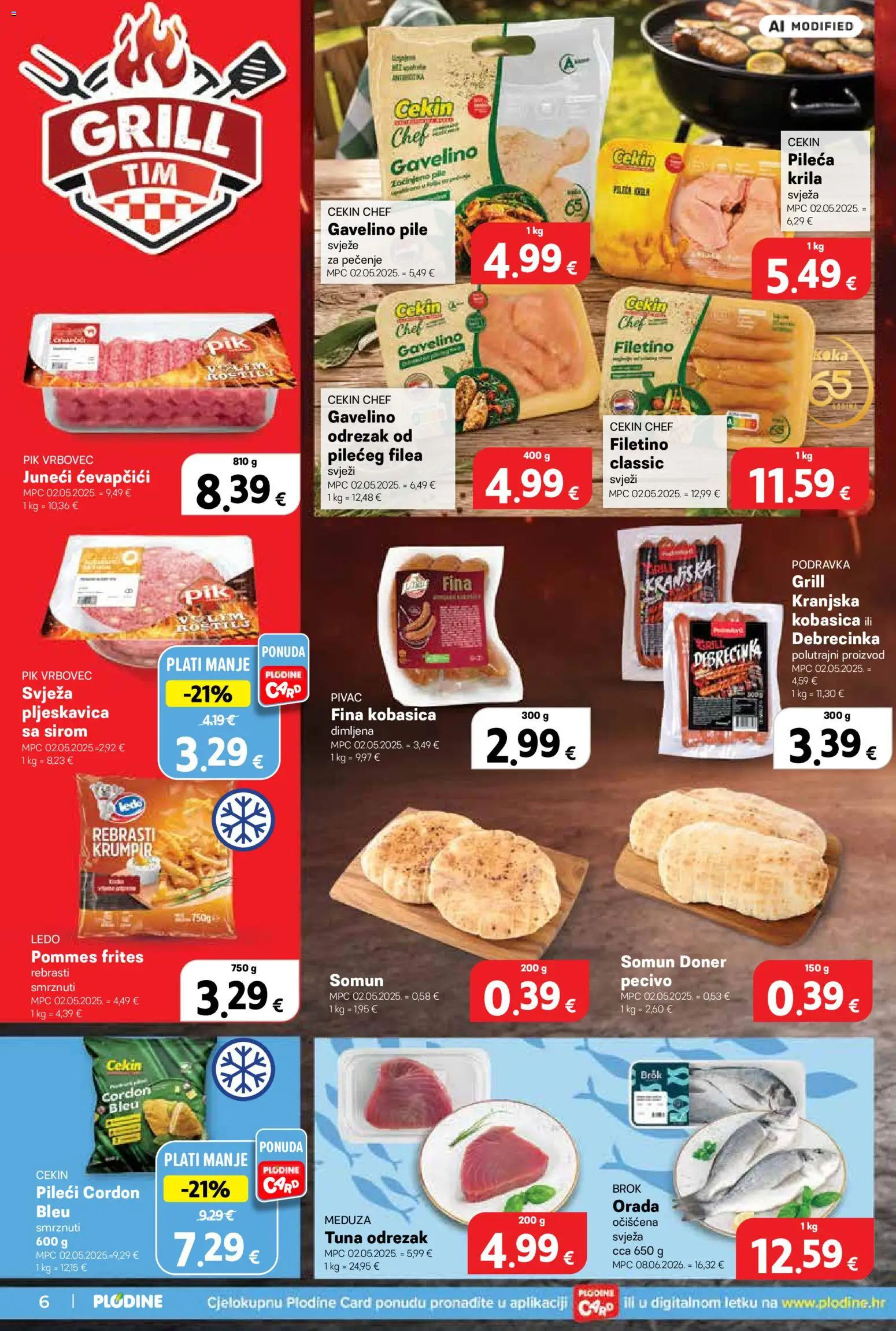 Plodine katalog akcija strana 6 – vrijedi od 6.8. do 11.8.2026.