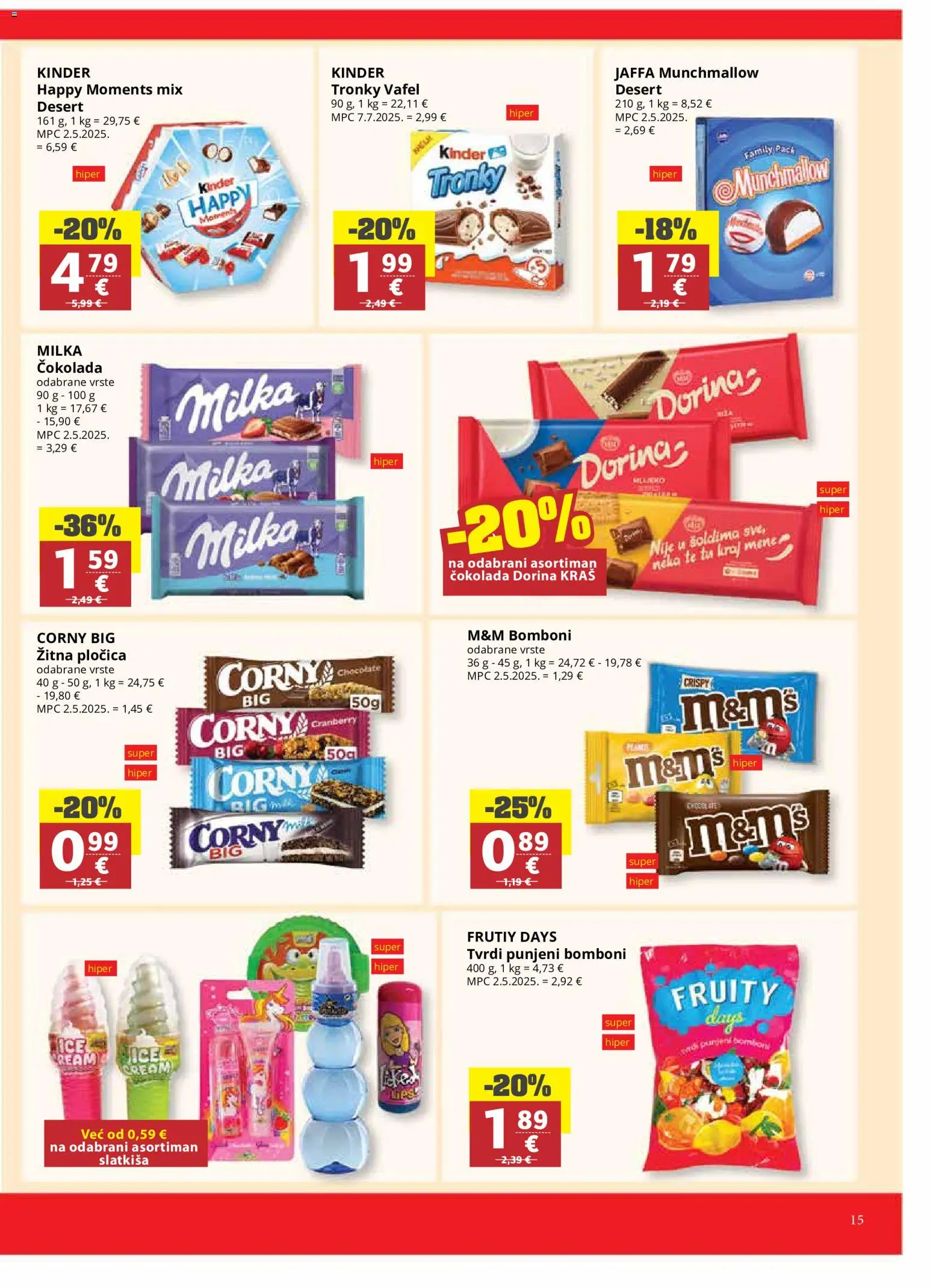 Ribola katalog akcija strana 15 – vrijedi od 22.7. do 4.8.2026.