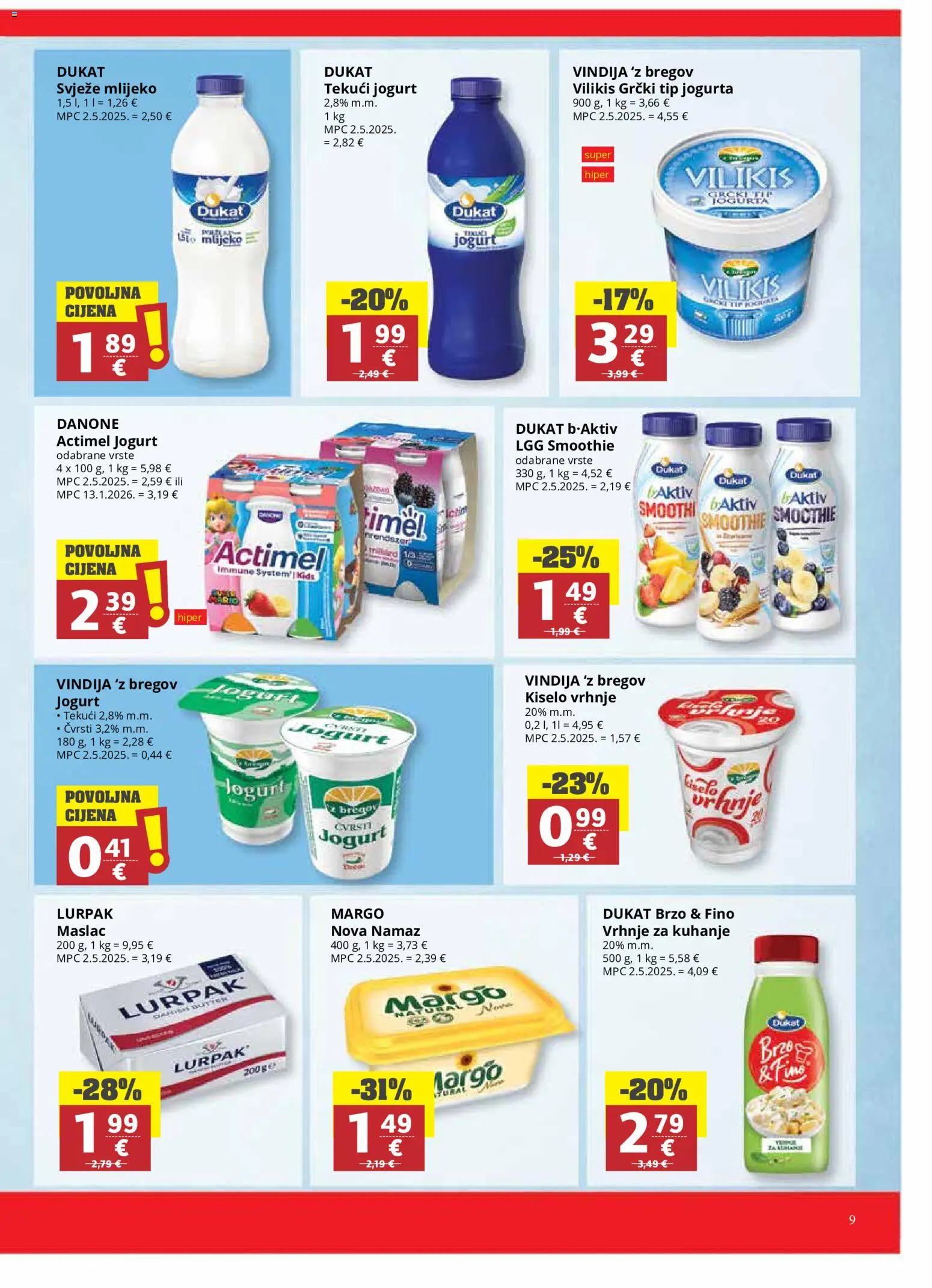 Ribola katalog akcija strana 9 – vrijedi od 22.7. do 4.8.2026.